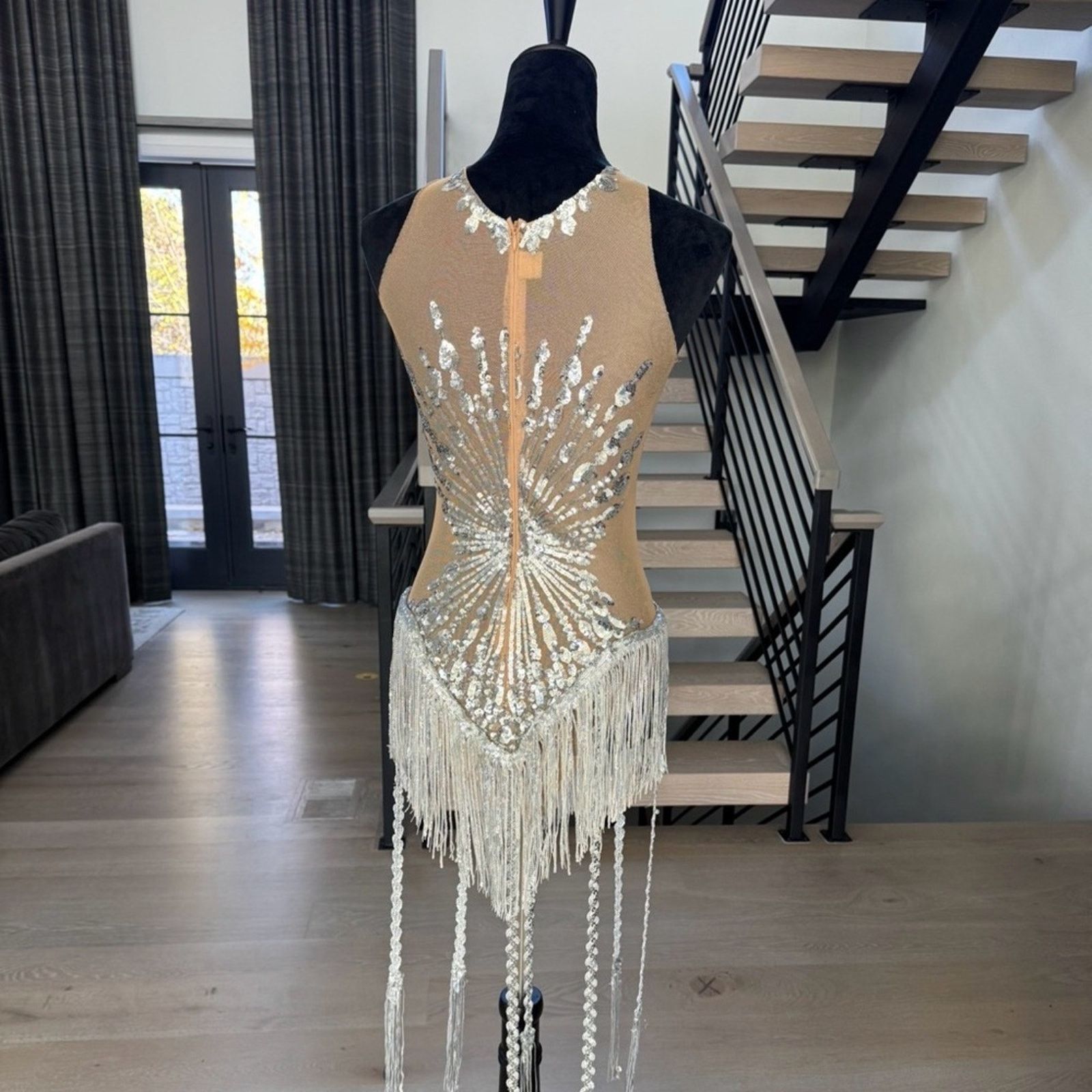 Other Stunning Silver Embellished Glam Festival Mesh Dress size S Size S / US 4 / IT 40 - 10 Thumbnail