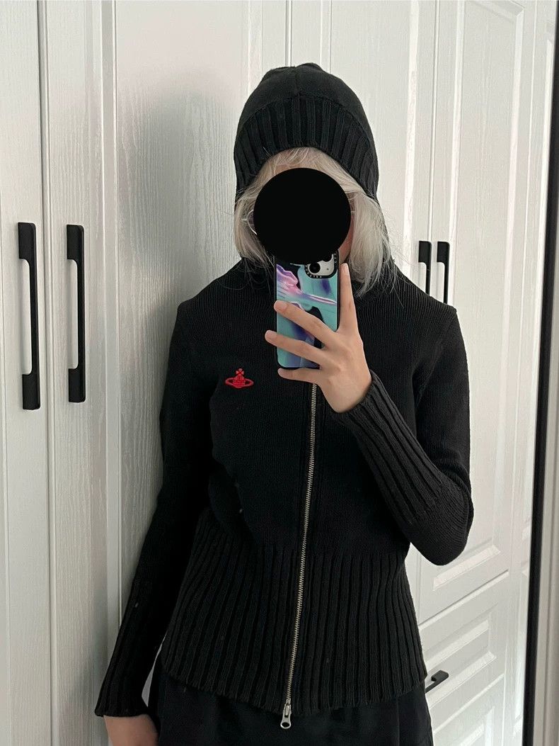 Vivienne Westwood Vivienne Westwood Knitted cardigan with hood and zipper Size M / US 6-8 / IT 42-44 - 2 Thumbnail