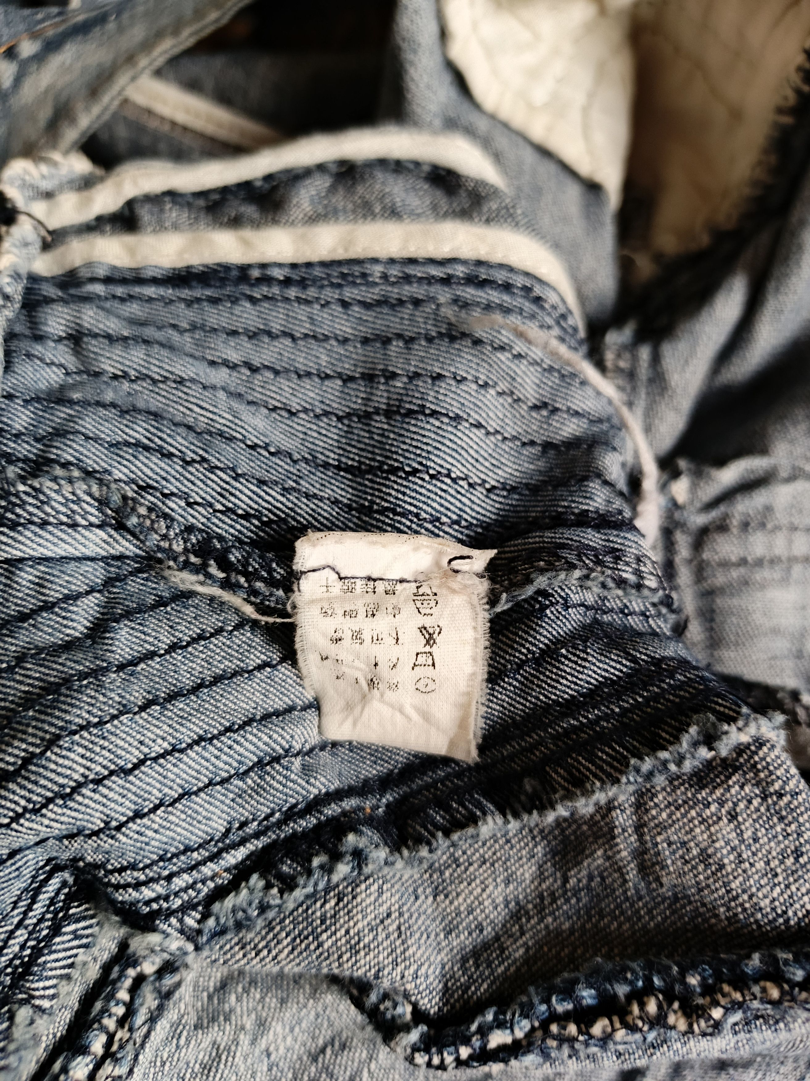 Japanese Brand Vintage denim motorcycle jacket women's Size S / US 4 / IT 40 - 9 Thumbnail