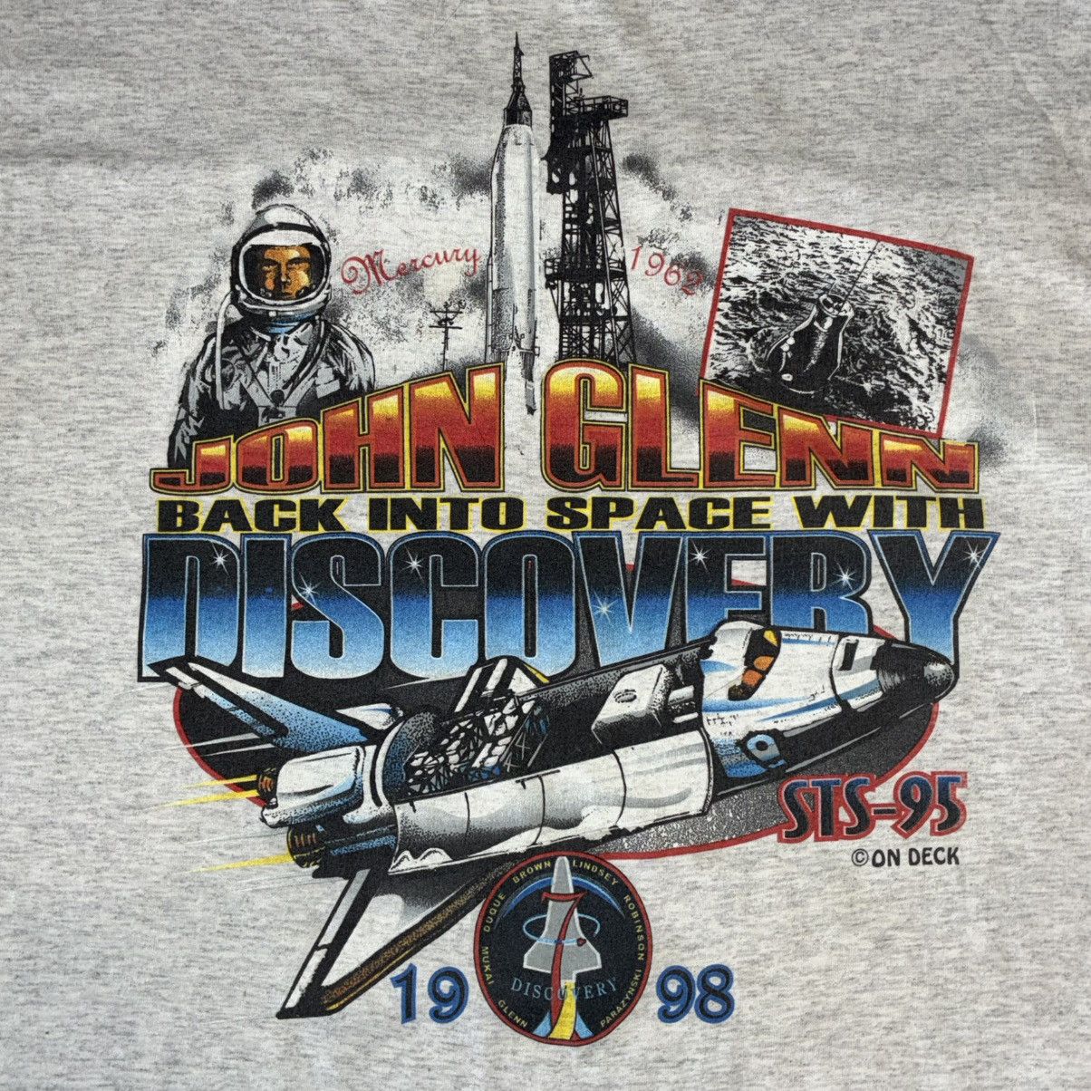Hanes NASA Discovery John Glenn tee shirt Size US L / EU 52-54 / 3 - 2 Thumbnail