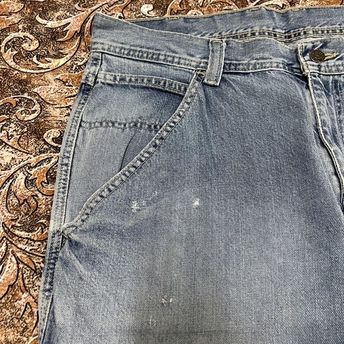 Arizona Jean Co. 🔥Vintage Arizona Jean Ripped Distress Carpenter Denim Jeans Size US 35 - 10 Thumbnail