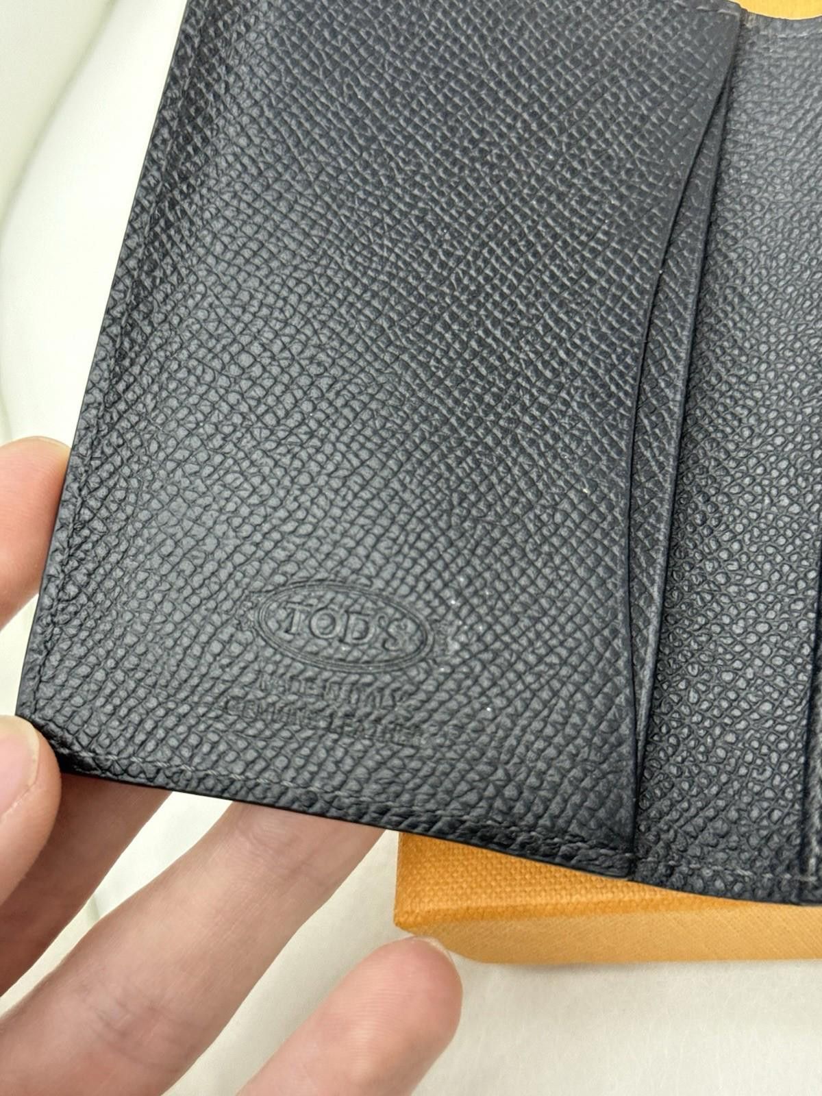 Tod's Tod's Men’s Genuine Black Leather Wallet Men’s Pre Owned Size ONE SIZE - 10 Thumbnail