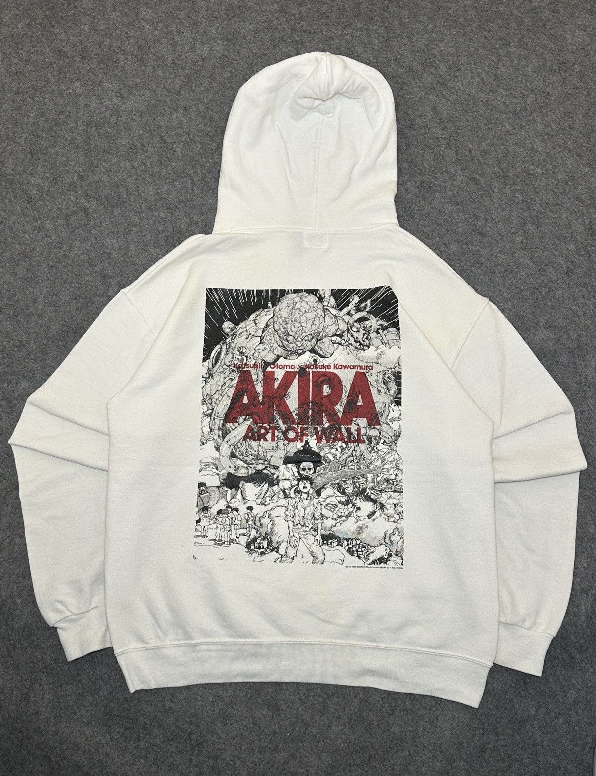 Japanese Brand AKIRA x ART OF WALL exhibition hoodie in white. Size US M / EU 48-50 / 2 - 1 Thumbnail