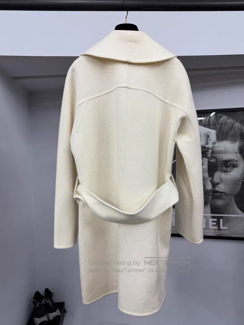Hermes Hermes White Cashmere Coat Size XS / US 0-2 / IT 36-38 - 3 Thumbnail