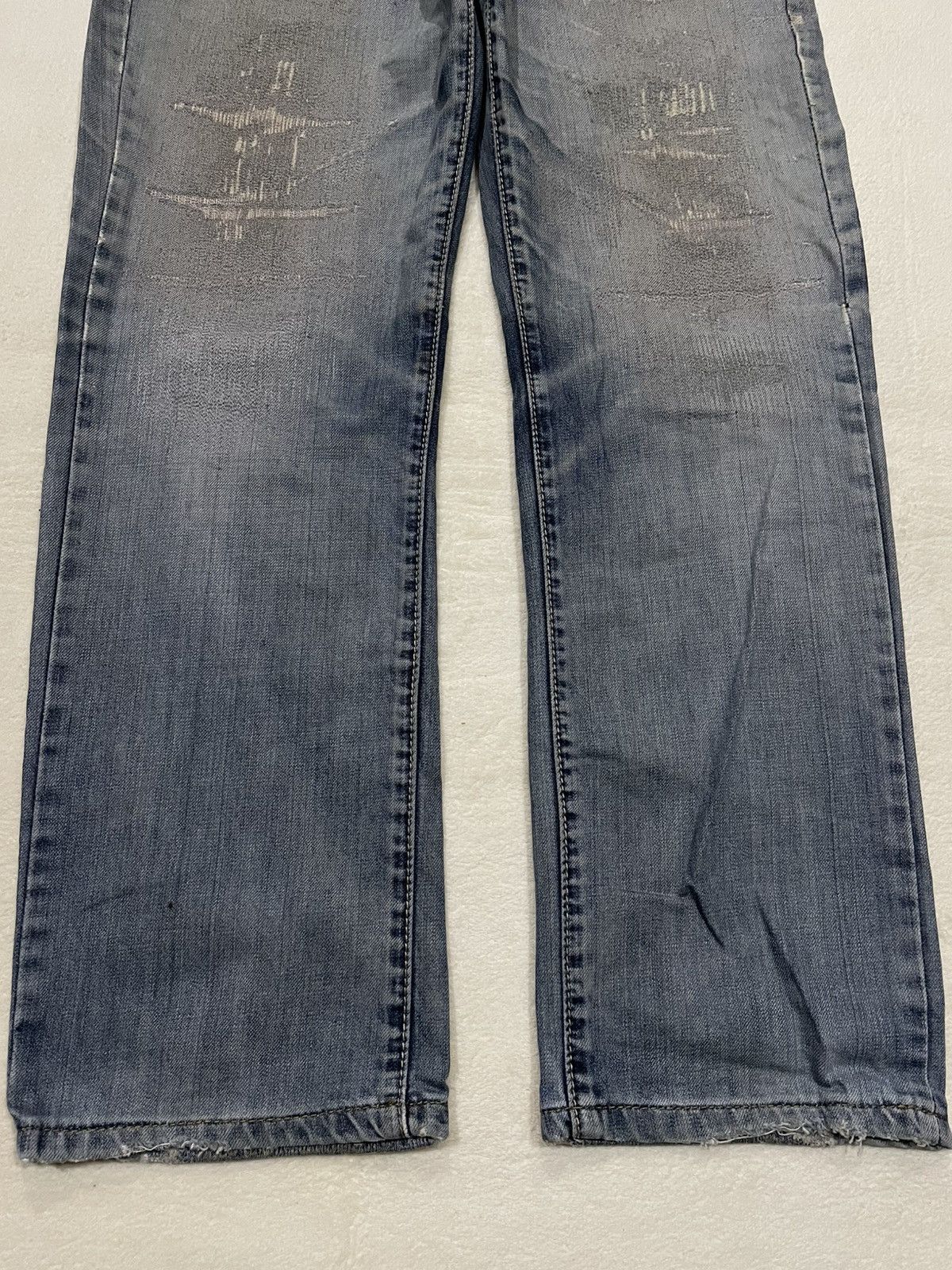 Timberland Vintage Timberland Mudwash Faded Distressed Ripped Jeans Size US 32 / EU 48 - 3 Thumbnail