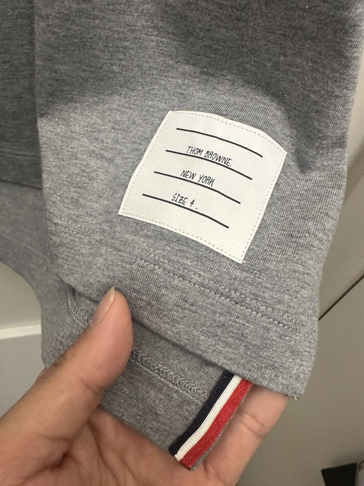 Thom Browne Thom Browne gray SS shirt new Size US XL / EU 56 / 4 - 4 Thumbnail