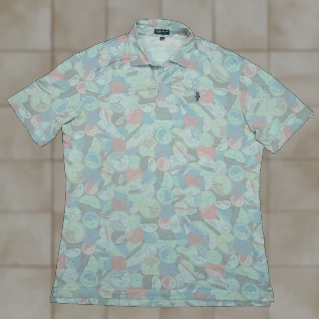 Peter Millar Peter Millar Crown Crafted Shirt Mens Extra Large Blue XL Crown Crafted Peter Millar Shirt Size US XL / EU 56 / 4 - 1 Thumbnail