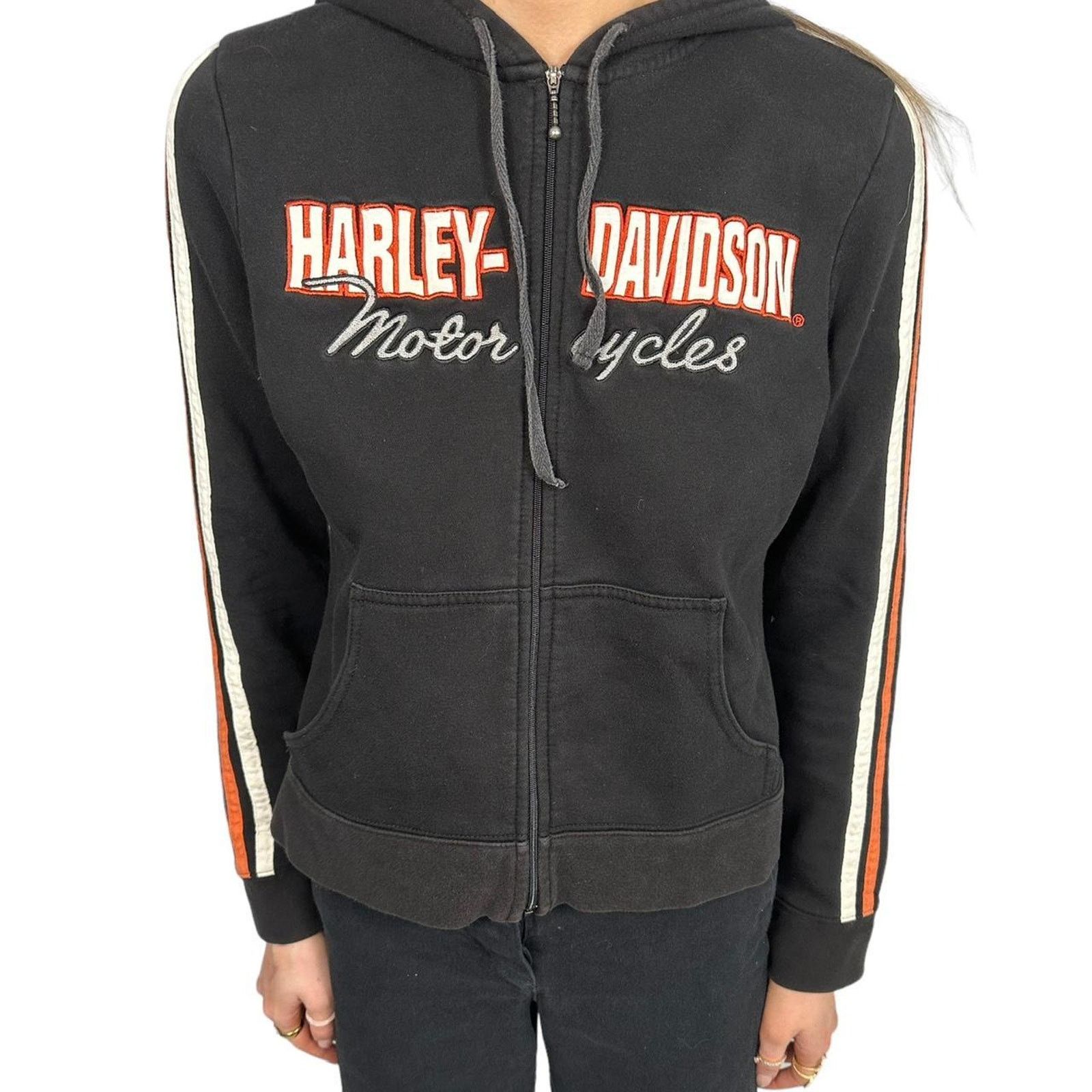 Harley Davidson Vintage womens harley davidson hoodie Size L / US 10 / IT 46 - 1 Thumbnail