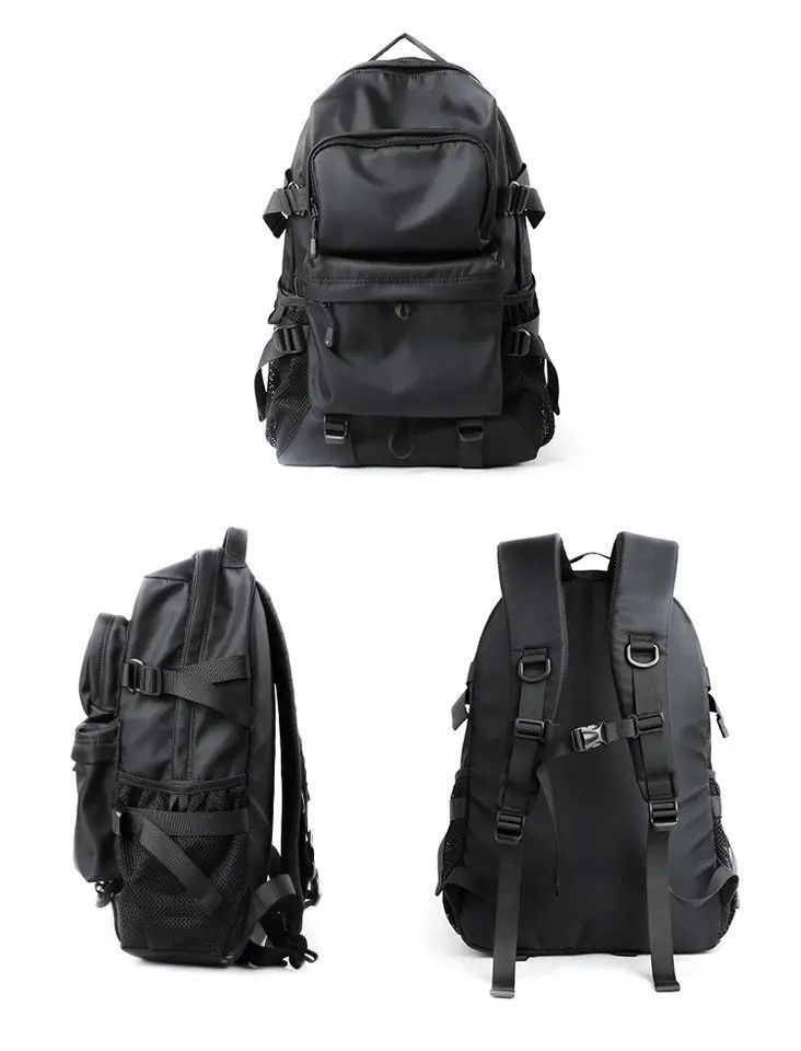 Japanese Brand Casual Street Style Backpack Large Capacity 17” Laptop Trave Size ONE SIZE - 3 Thumbnail