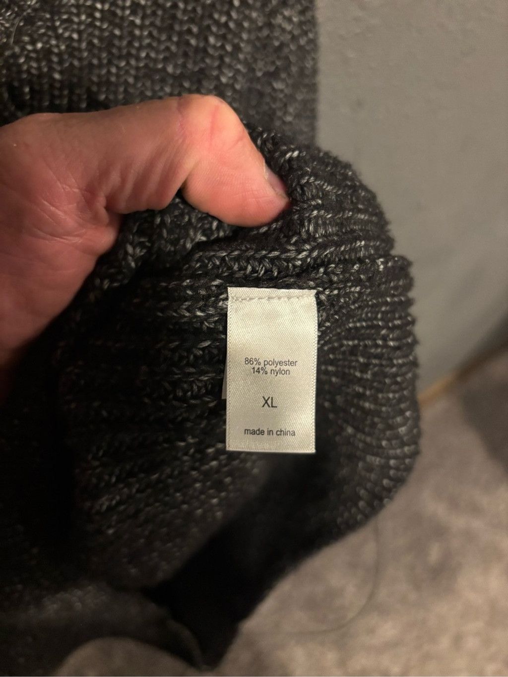 Maurices Charcoal Metallic Crewneck Sweater in Gray, Women's (Size Xl) — image 4 of 5