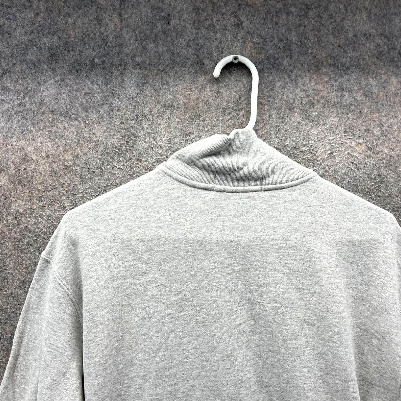Polo Ralph Lauren VINTAGE Polo Ralph Lauren Sweatshirt Mens Large Gray Full Zip Fleece Jacket Pockets 90s Mens Size US L / EU 52-54 / 3 - 7 Thumbnail