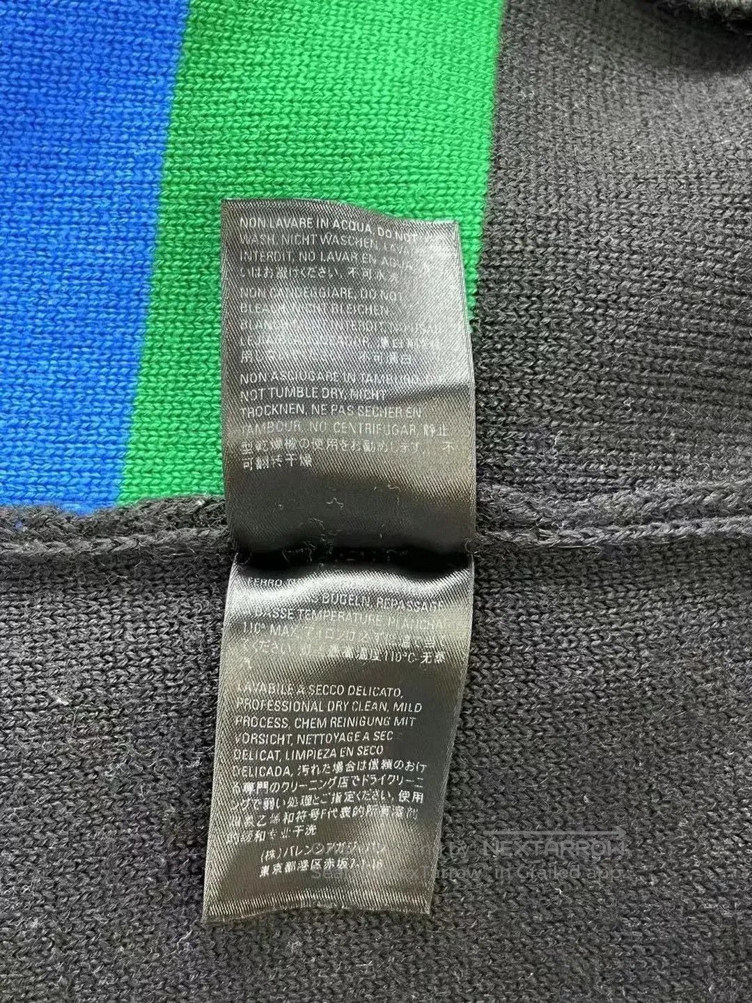 Balenciaga Balenciaga Multilingual Knit Sweater. Size US S / EU 44-46 / 1 - 5 Thumbnail