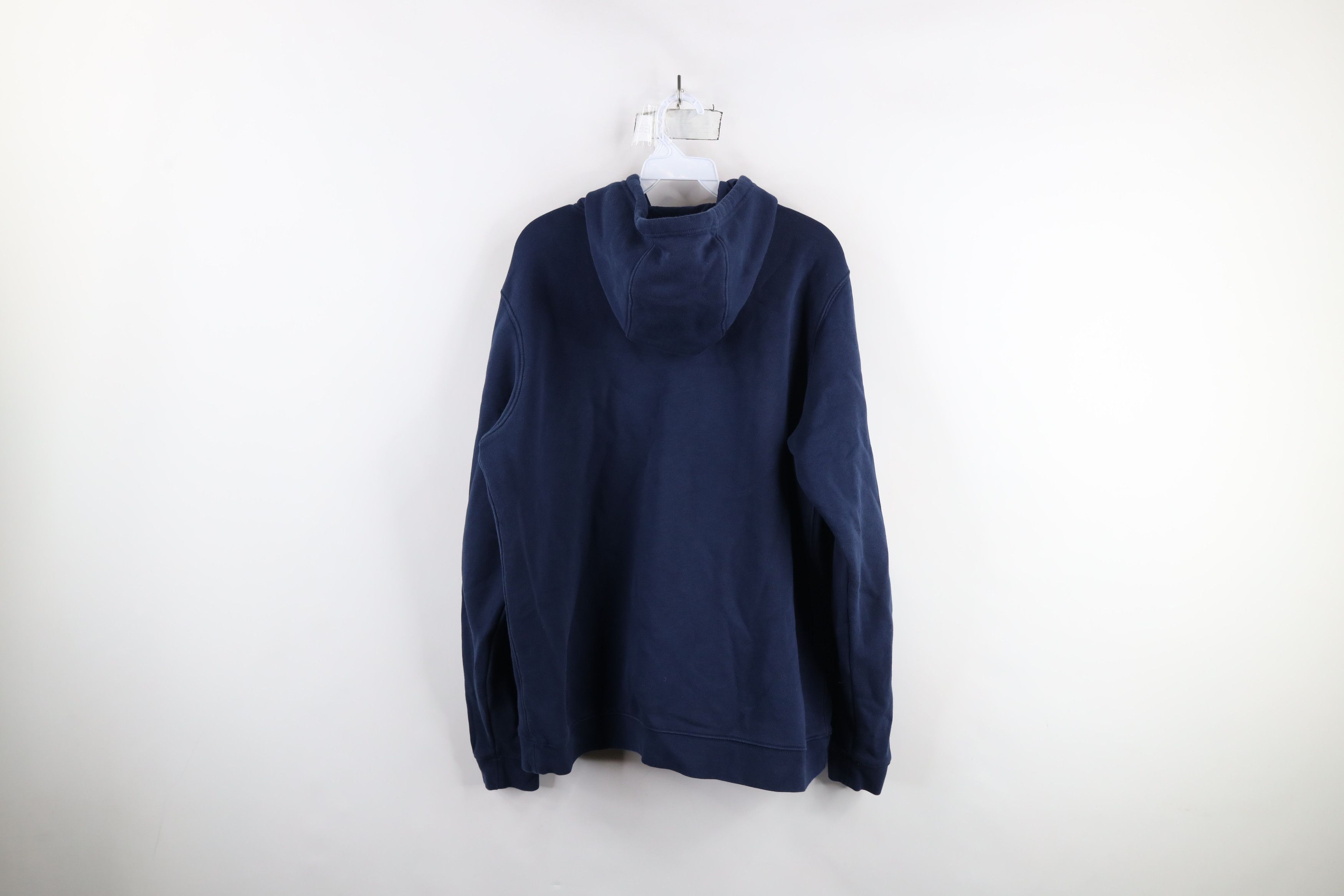 Nike × Vintage Vintage Y2K Nike Scott Mini Swoosh Hoodie Sweatshirt Blue Size US L / EU 52-54 / 3 - 11 Thumbnail