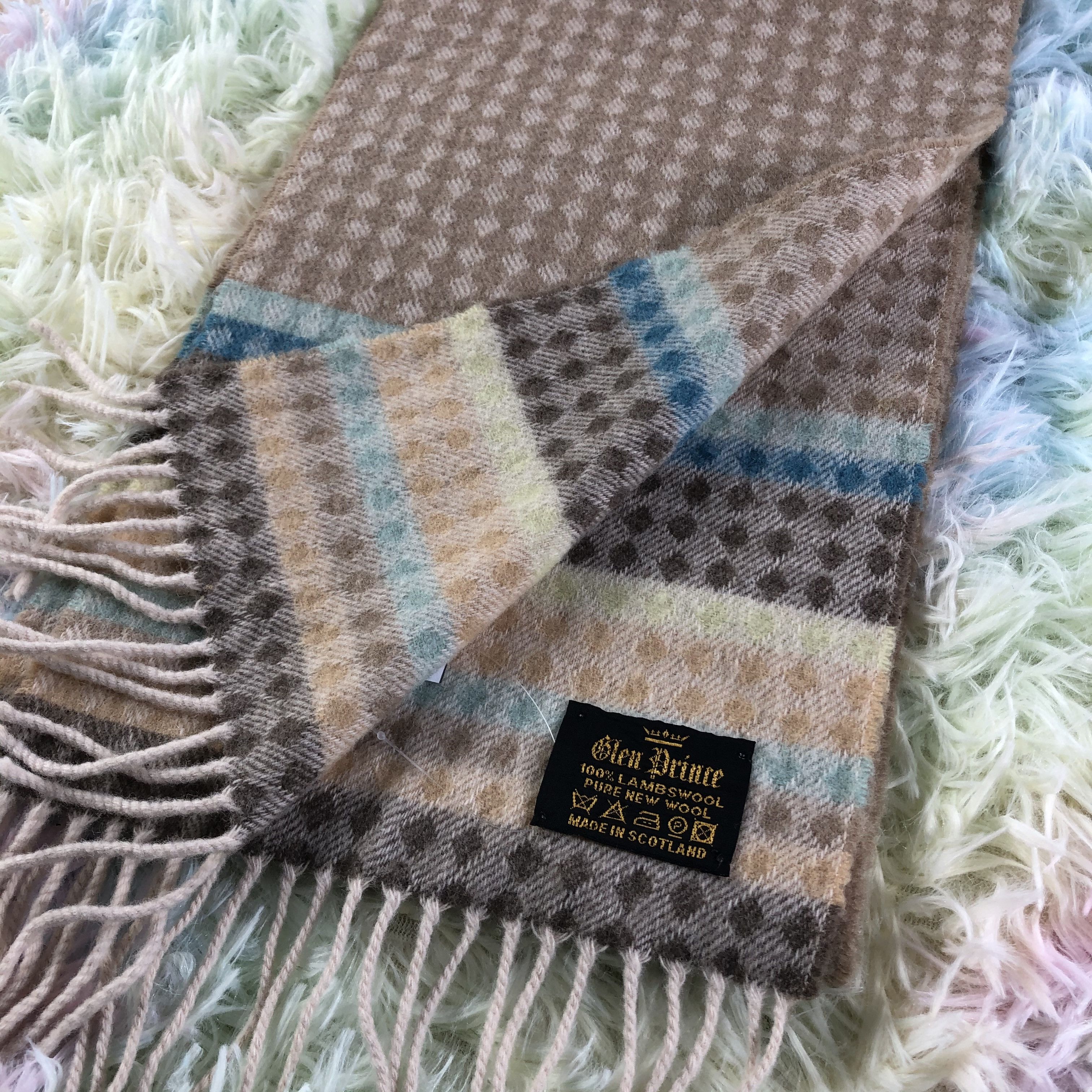 Vintage Glen Prince Scarf / Muffler / Neckwear - KM492 Size ONE SIZE - 4 Thumbnail