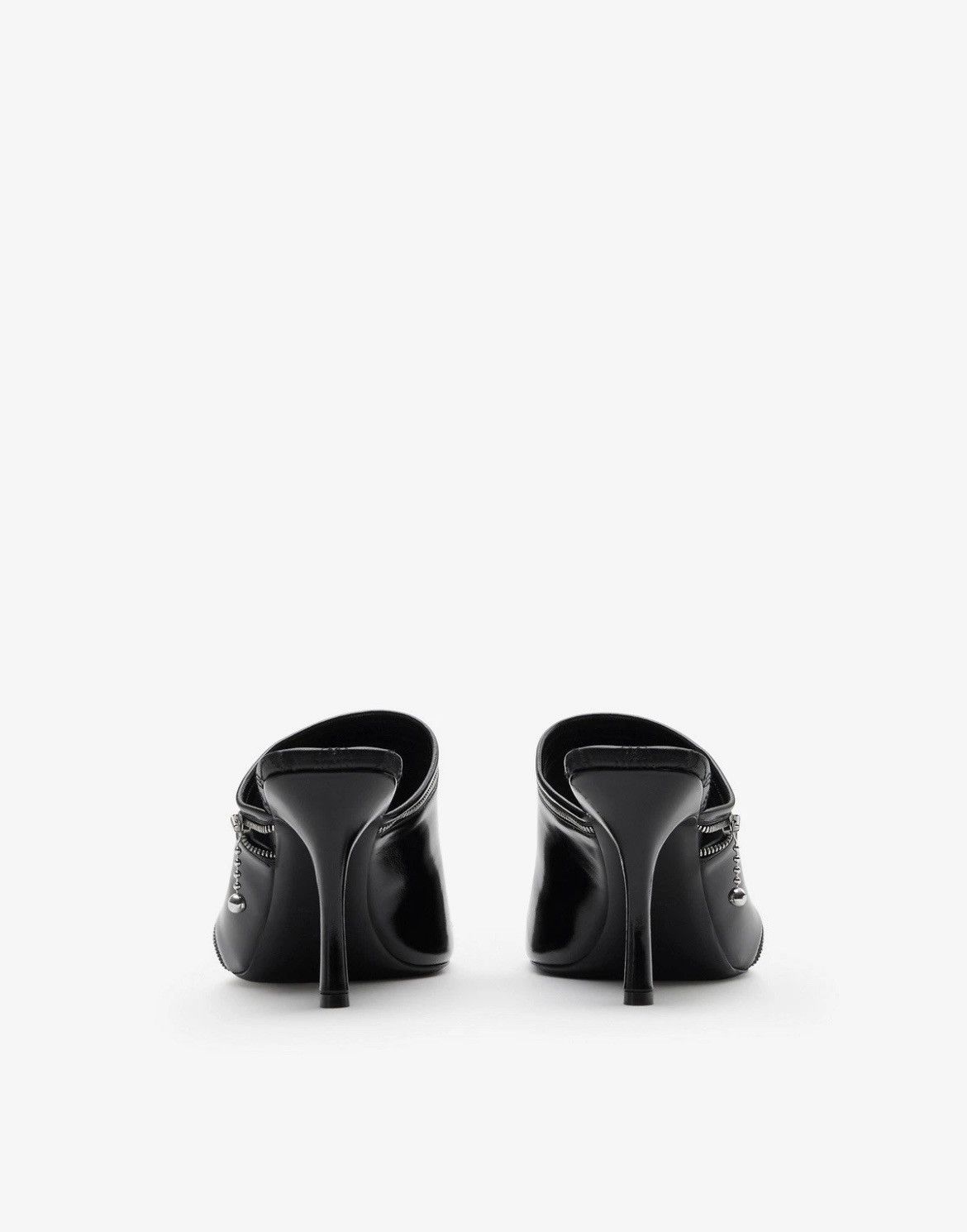 Burberry Burberry Leather Peep Sandals Size US 7 / IT 37 - 4 Thumbnail