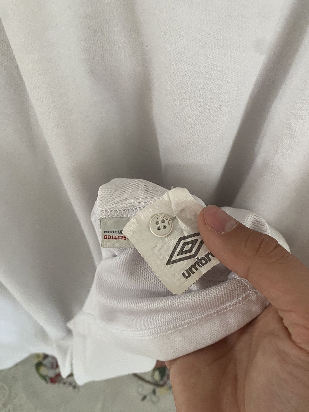Umbro Vintage Umbro England Jersey Home Football Soccer 2009 Polo Size US L / EU 52-54 / 3 - 12 Thumbnail