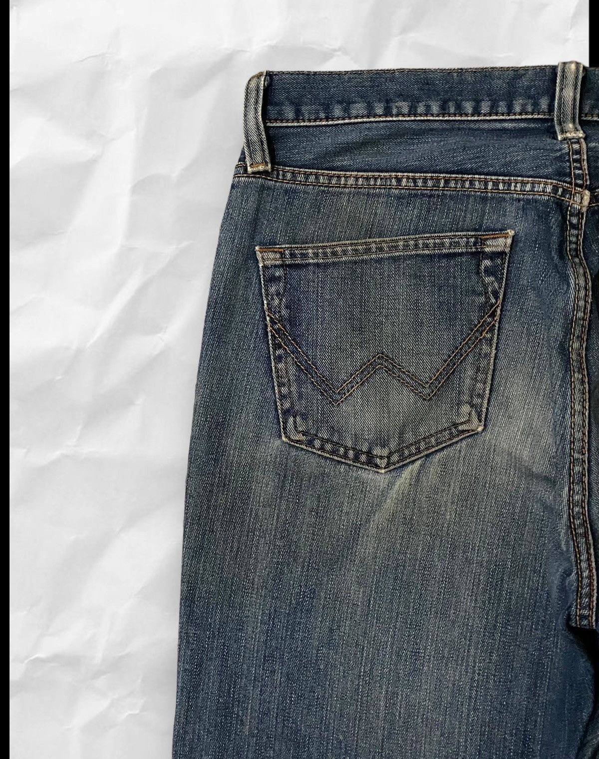 Edwin × Japanese Brand × Vintage Vintage Edwin Japan Rust Faded Boyfriend Jeans Denim Size US 34 / EU 50 - 4 Thumbnail