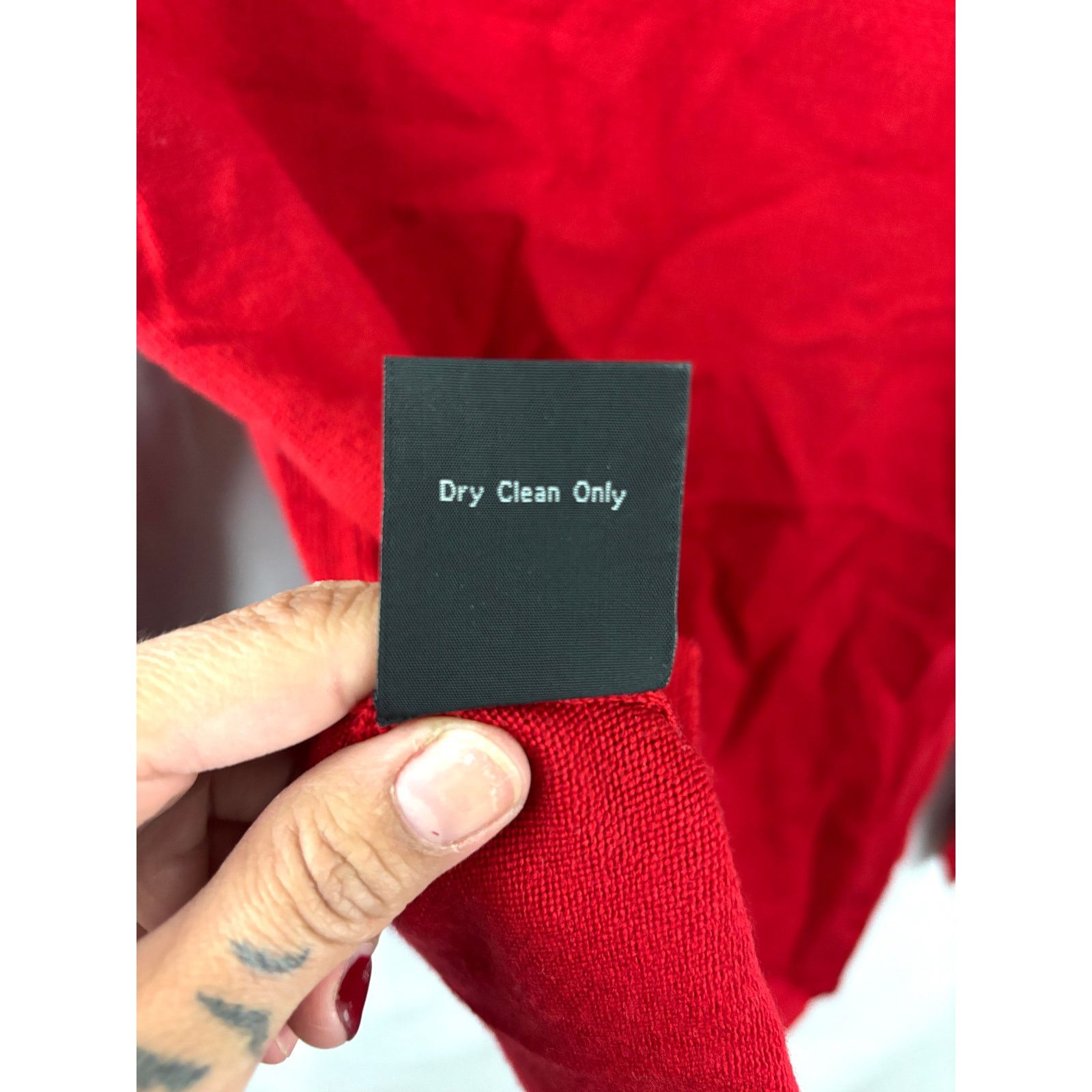 J. Peterman J. Peterman Red Wool Blend Sweater Silk Ribbon Tie MEDIUM Size M / US 6-8 / IT 42-44 - 6 Thumbnail