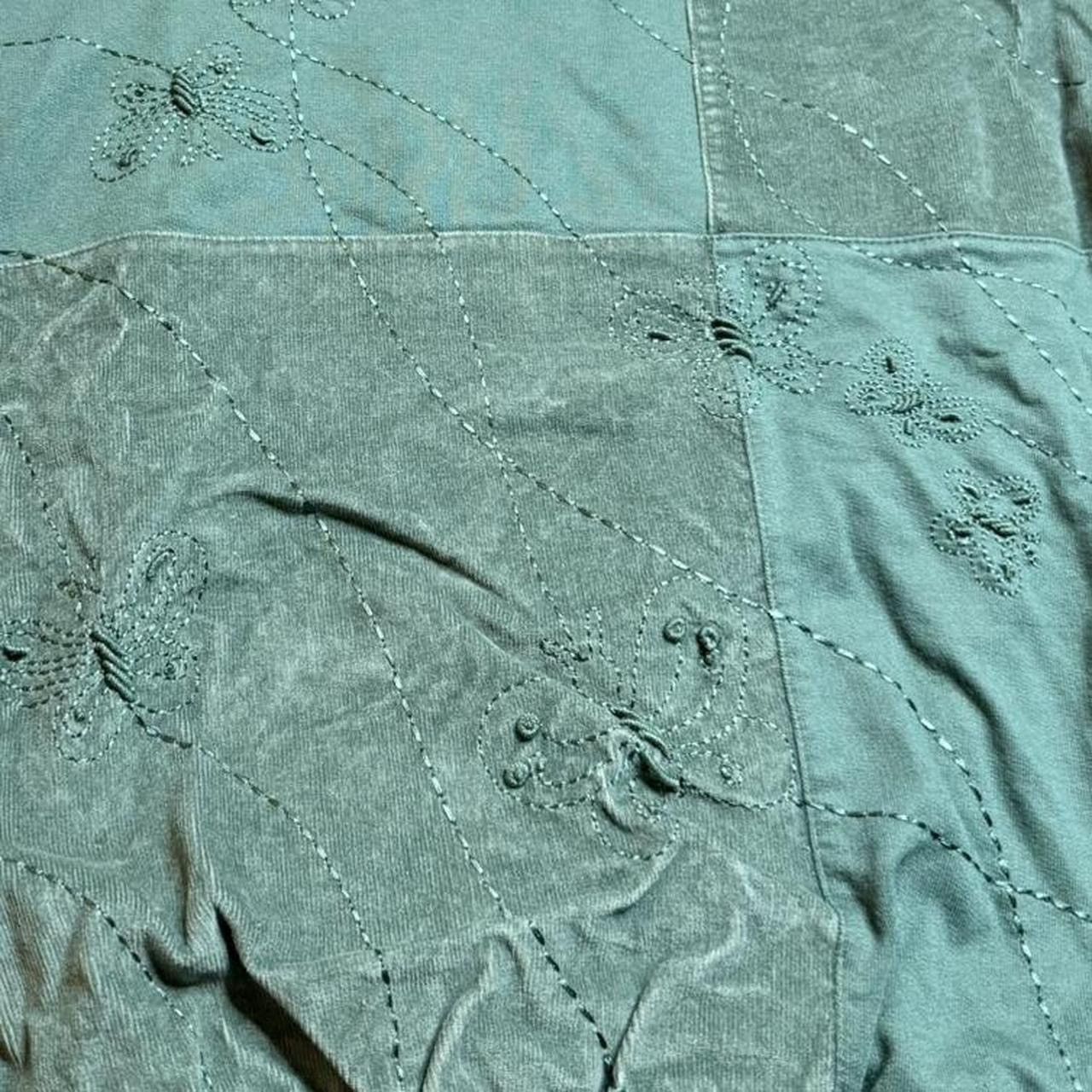 Other Vintage Alfred Dunner Emerald Green Butterfly Checkered Size L / US 10 / IT 46 - 5 Thumbnail