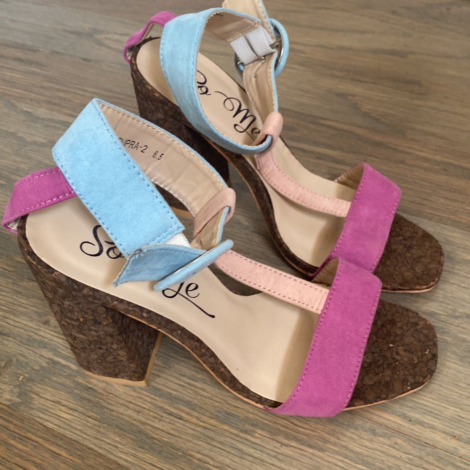 Other Modcloth "Fusion My Mind Heel in Pastel" by So Me Size 6.5 Size US 6.5 / IT 36.5 - 2 Thumbnail