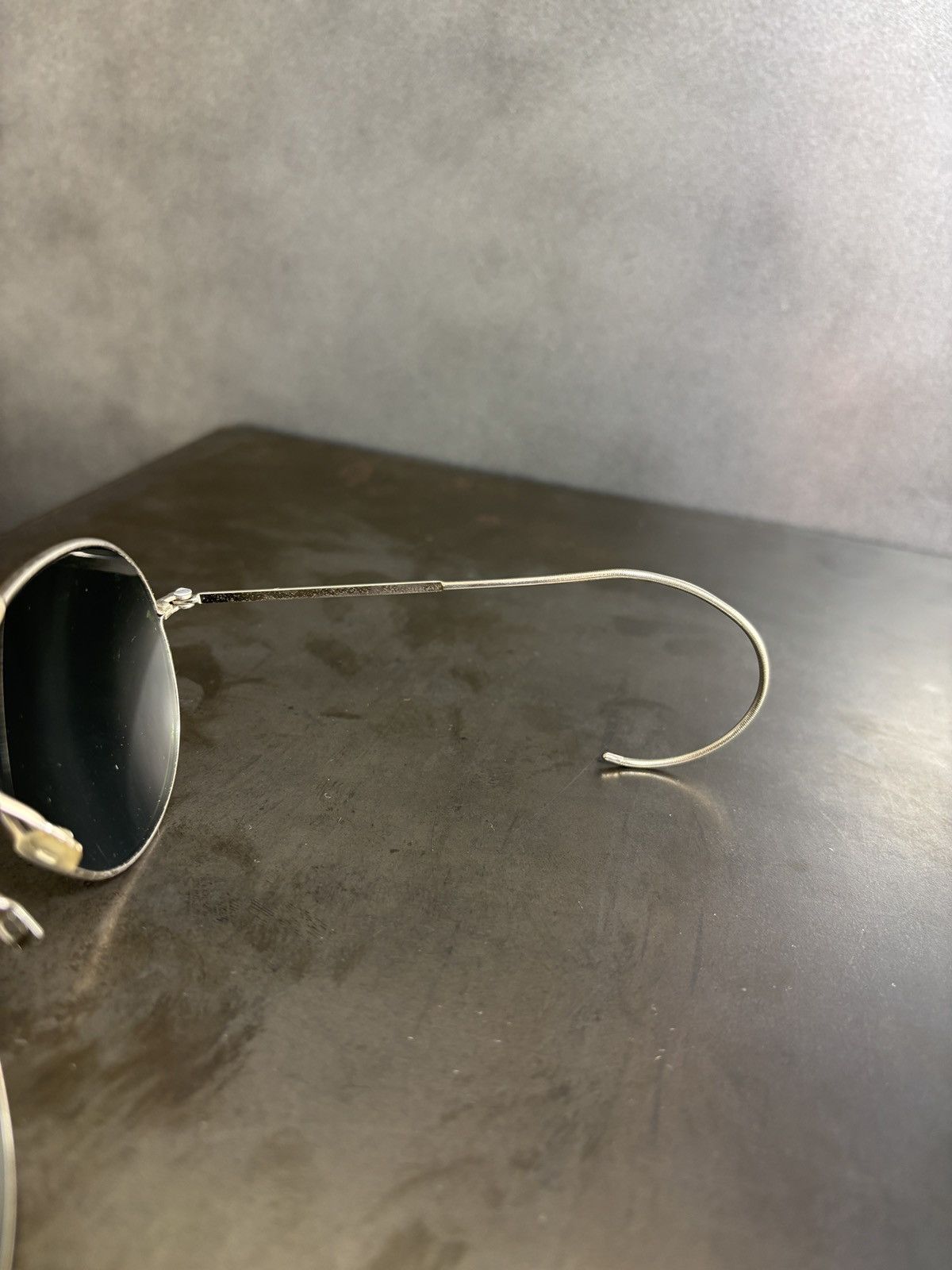 RayBan × Vintage Vintage Aviator Sunglasses Hooked Metal Glacier 60s 70s 80s Size ONE SIZE - 6 Thumbnail