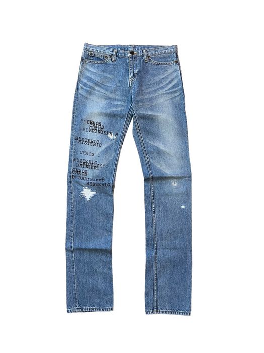 Hysteric Glamour HYSTERIC TYPEWRITER CHAOS BRINGER DENIM