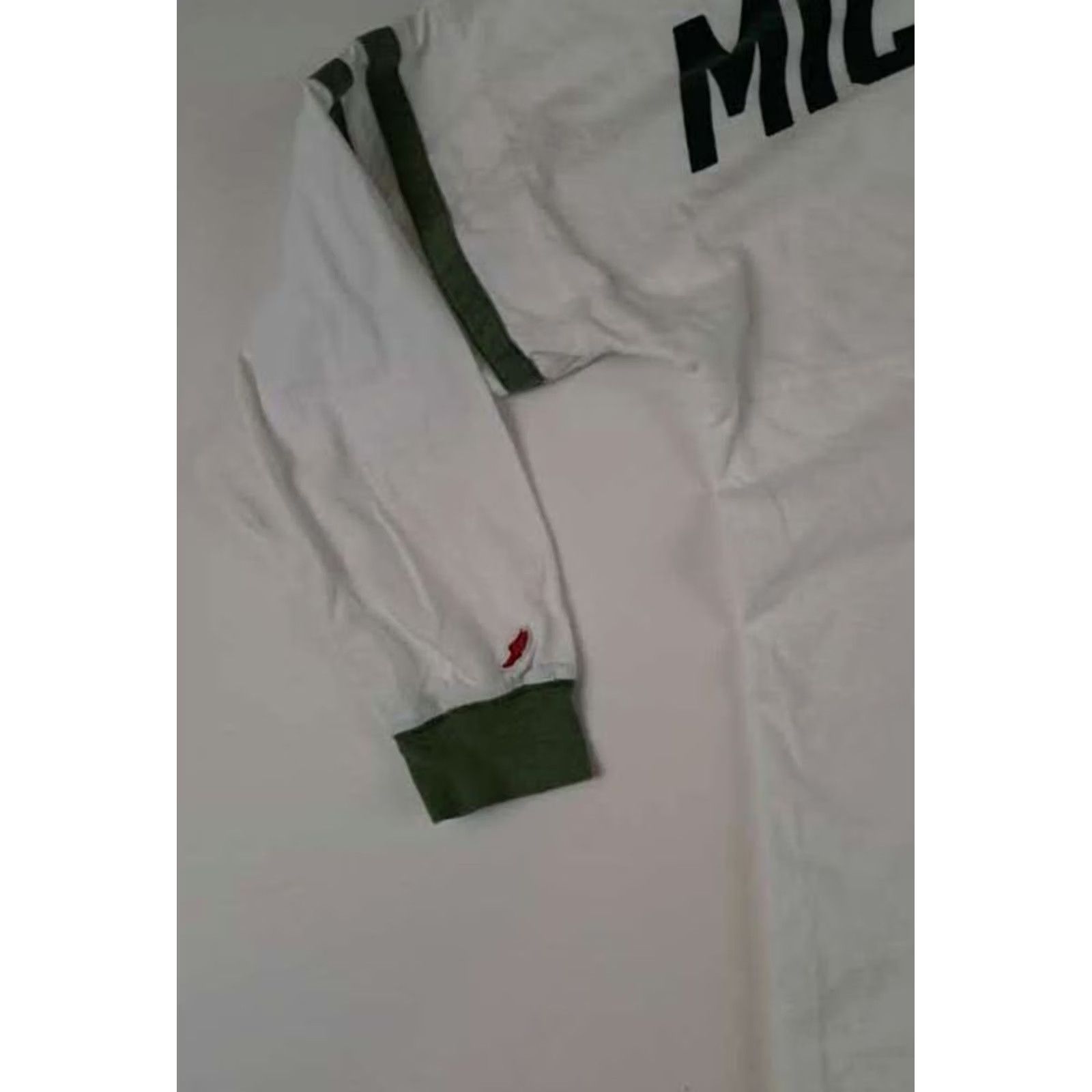 Vintage Michigan State Spartans Original League Jersey T-Shirt Medium Long Sleeve white&green Mens College Size US M / EU 48-50 / 2 - 4 Thumbnail