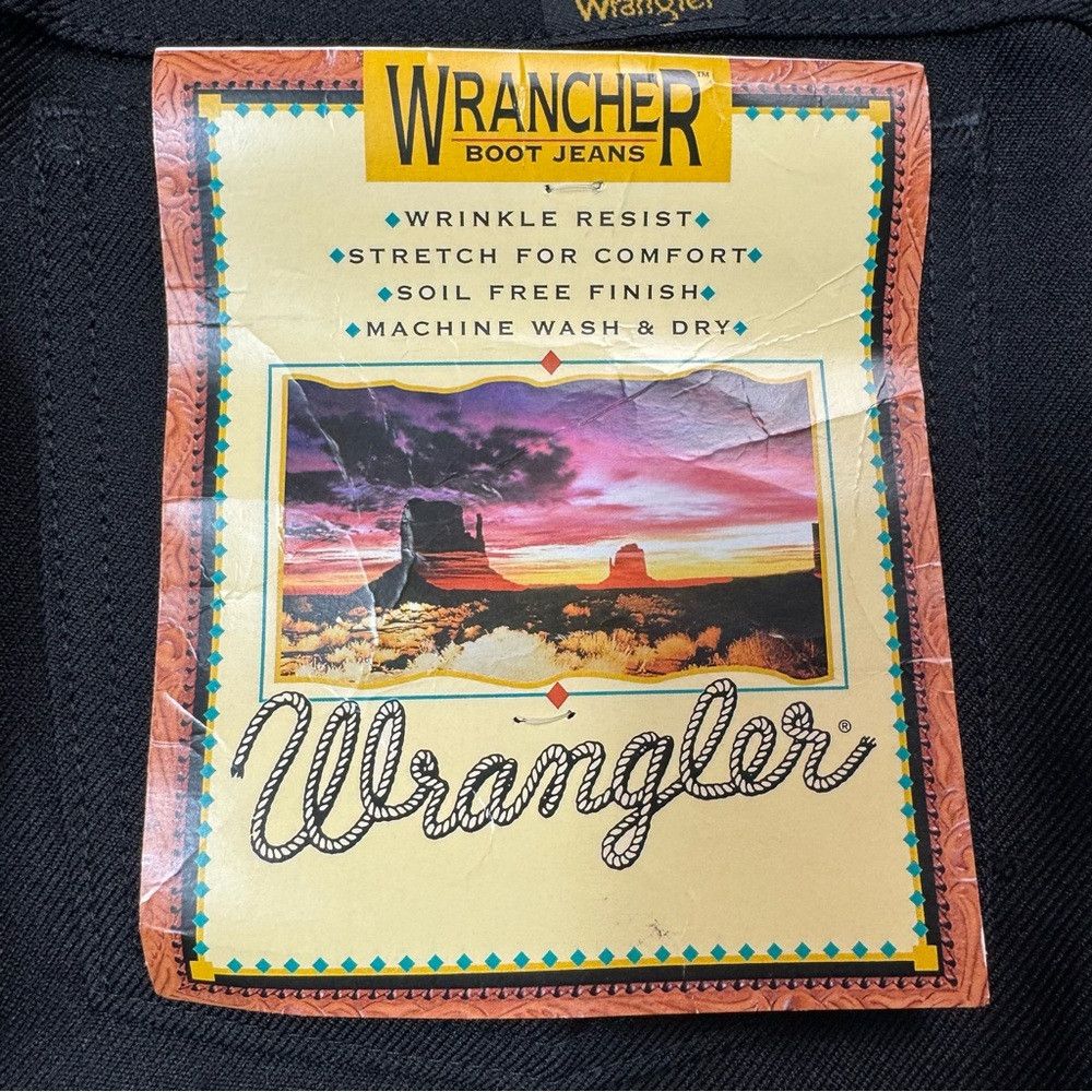 Wrangler NWT New Wrangler Wrancher Dress Black Jeans Size 29 x 32 Size US 29 - 7 Thumbnail