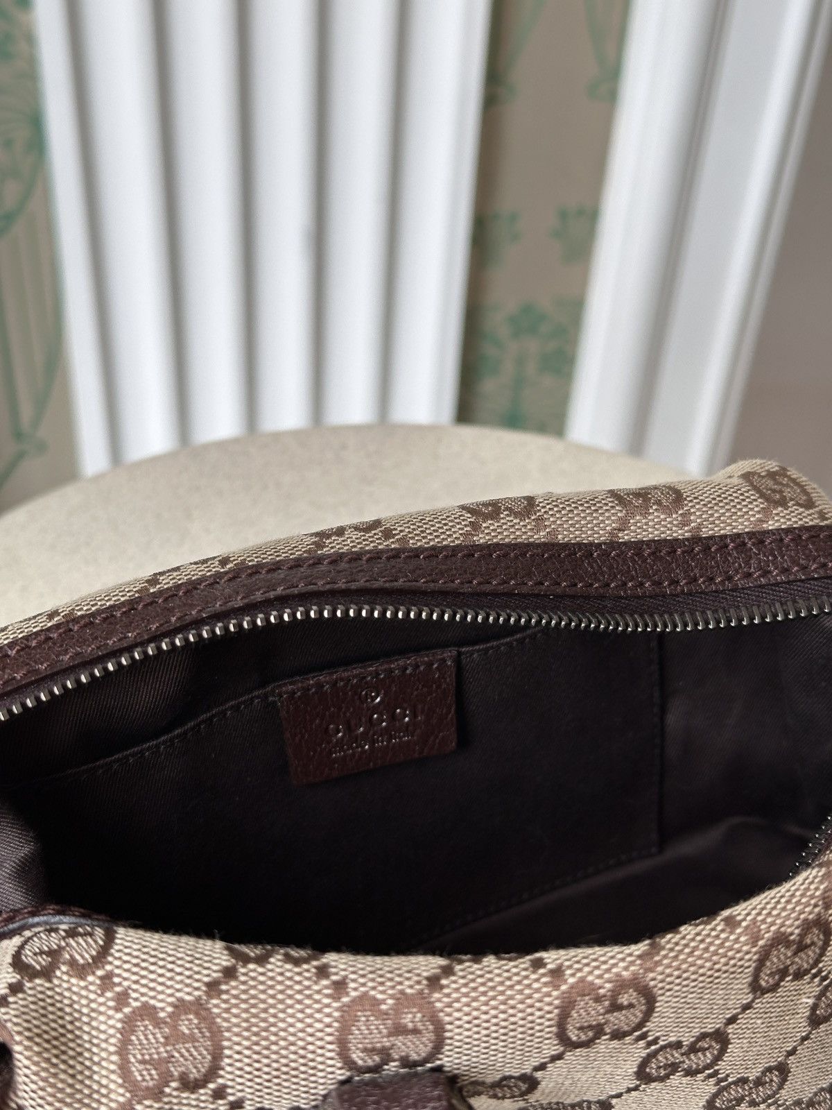 Gucci GUCCI Mini Monogram Canvas Boston Hand Bag Leather 113010 Size ONE SIZE - 9 Thumbnail