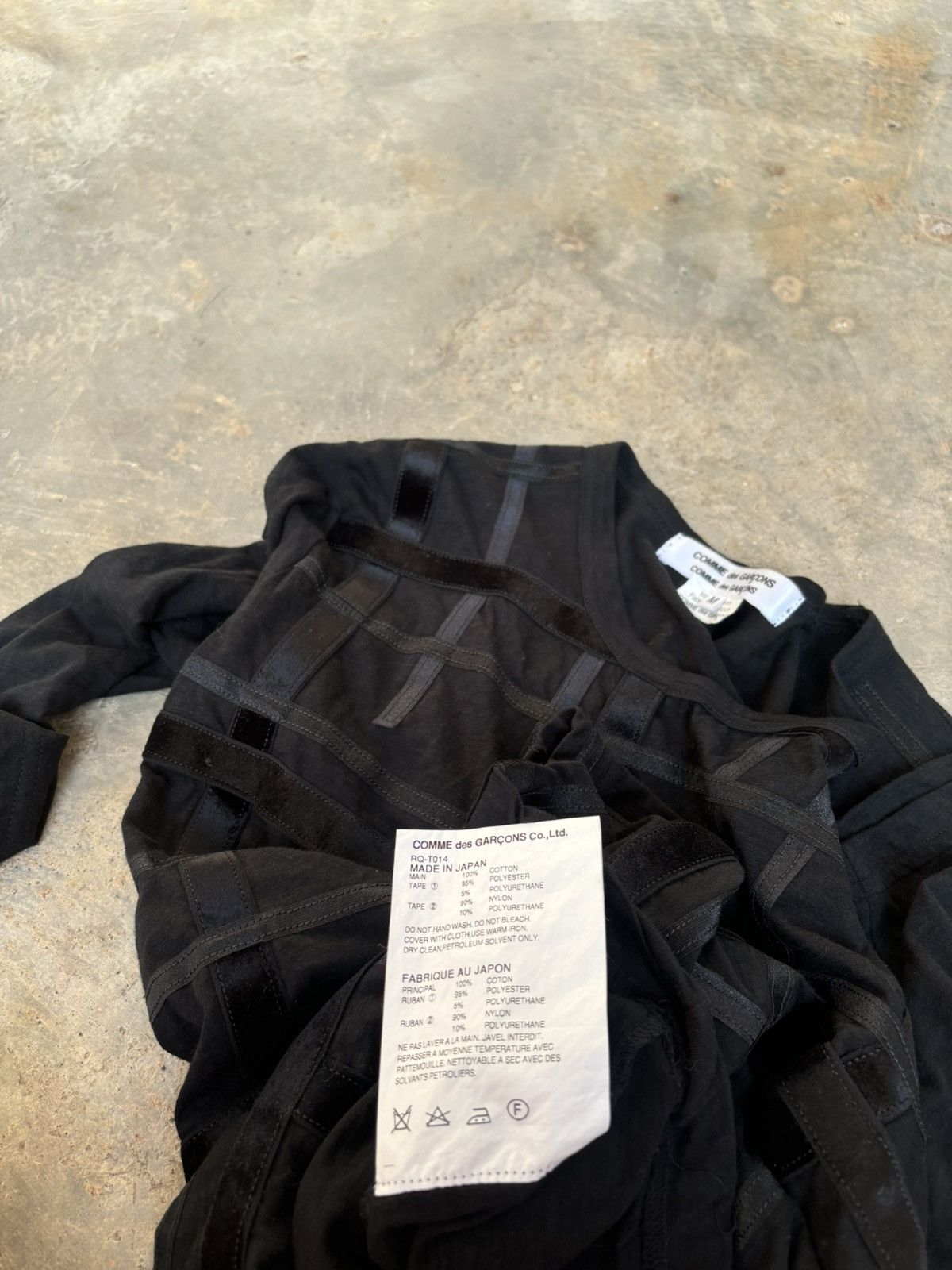 Comme des Garcons Comme des Garcons Black Tshirt Size M / US 6-8 / IT 42-44 - 6 Thumbnail