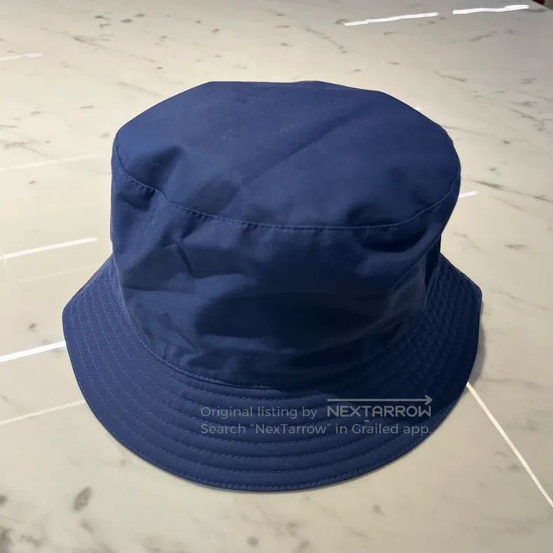 Hermes Hermes size 59 Blue robot smile fisherman hat Size ONE SIZE - 3 Thumbnail