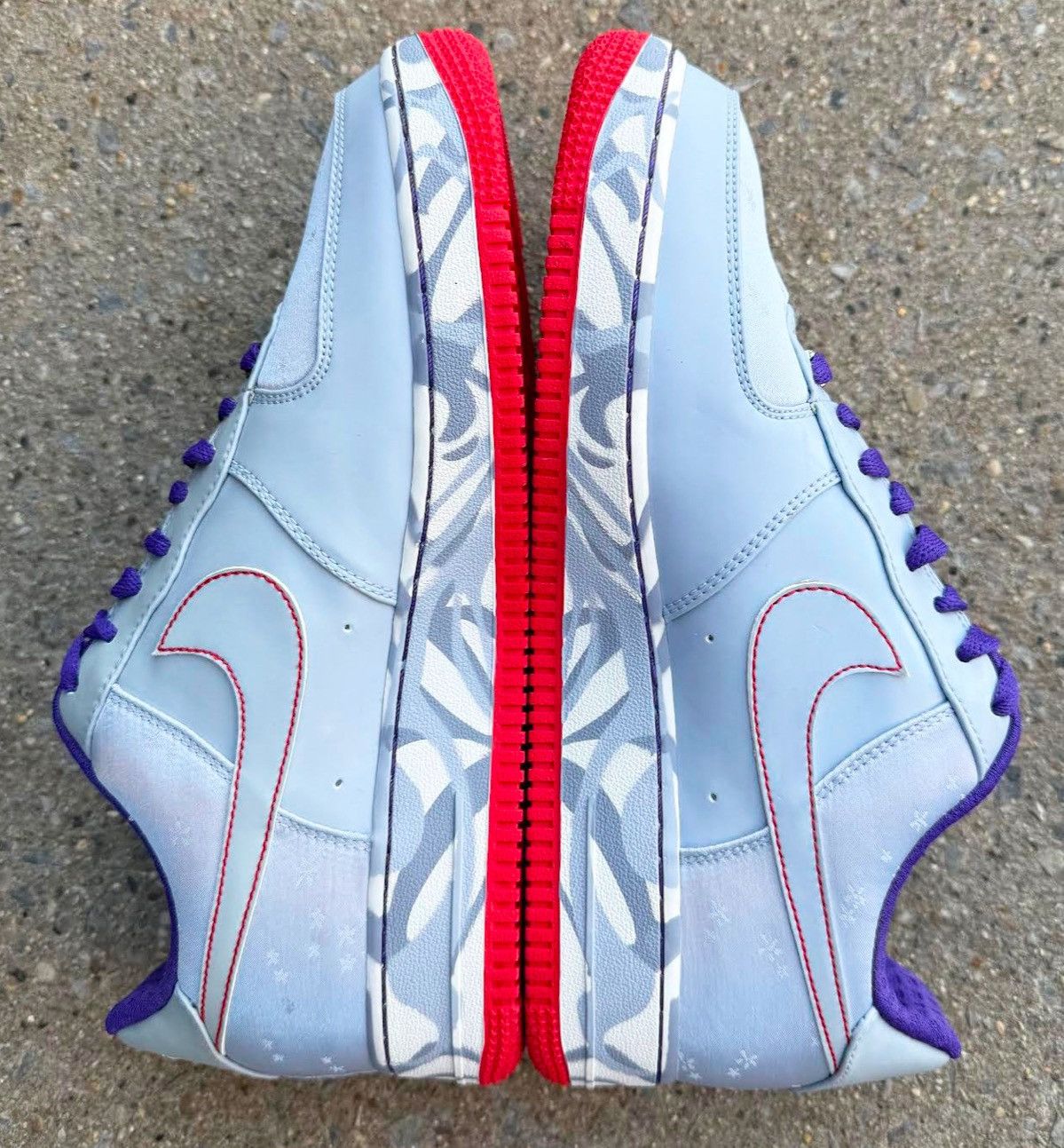 Nike WMNS NIKE AIR FORCE 1 PREMIUM '07 'BLUE DENIM' 9.5 Size US 9.5 / IT 39.5 - 4 Thumbnail