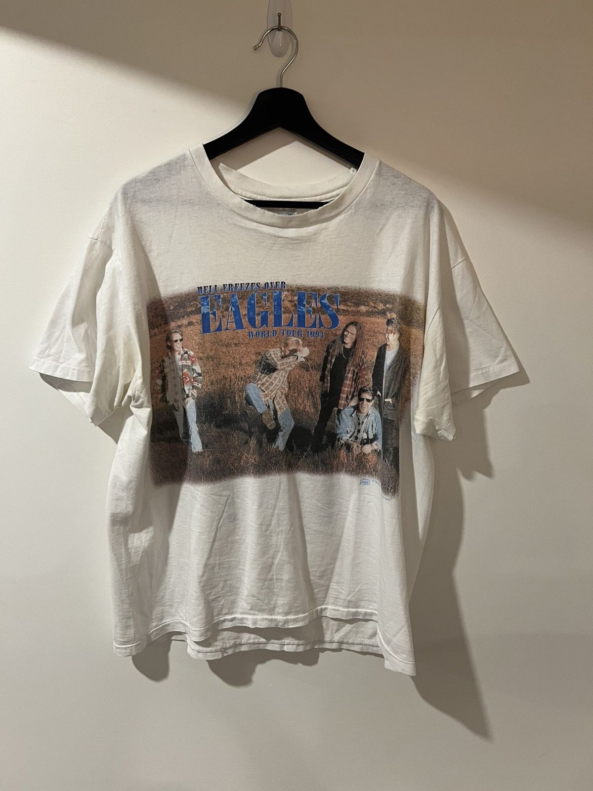 Vintage 1994 The Eagles “Hell Freezes Over” Vintage Shirt Size US XL / EU 56 / 4 - 1 Thumbnail
