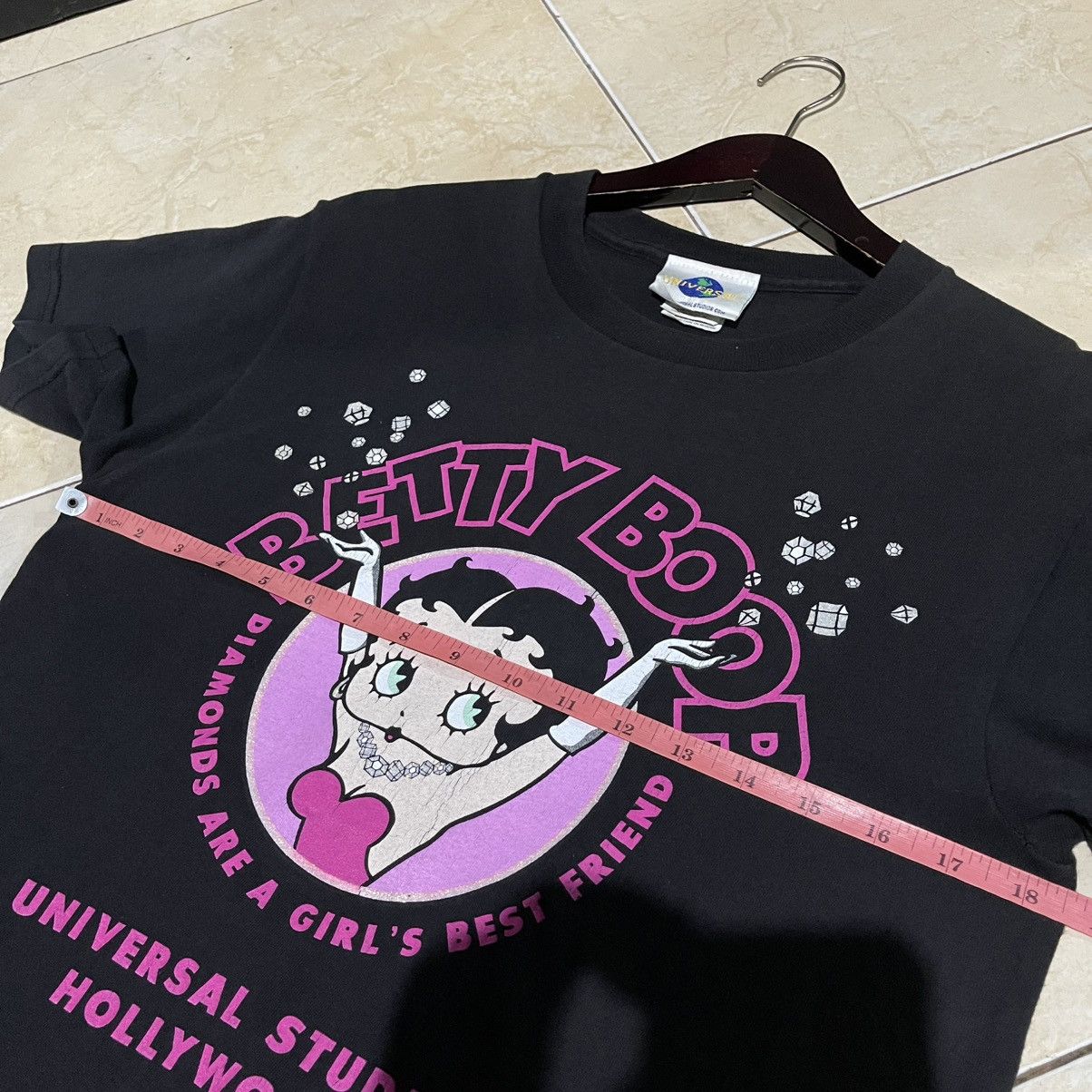 Vintage Vintage betty boop diamond are a girl’s best friends tee Size US S / EU 44-46 / 1 - 7 Thumbnail