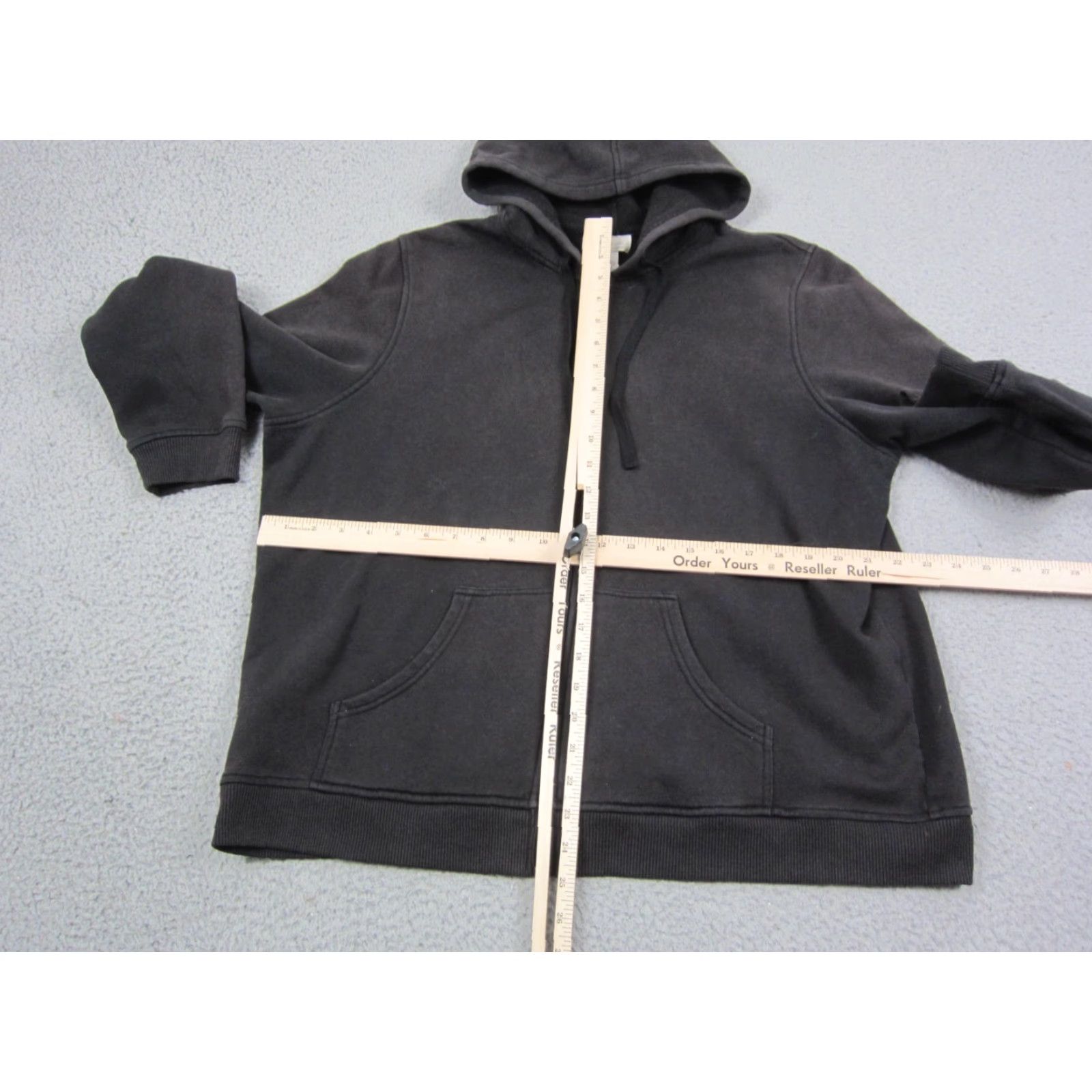 Vintage VINTAGE Studio Works Hoodie Womens 1X Black Full Zip Fleece Sweatshirt - Boxy, Logo, Hooded, Pockets, 90s, Winter, Fall, Activewear Womens Size XL / US 12-14 / IT 48-50 - 6 Thumbnail