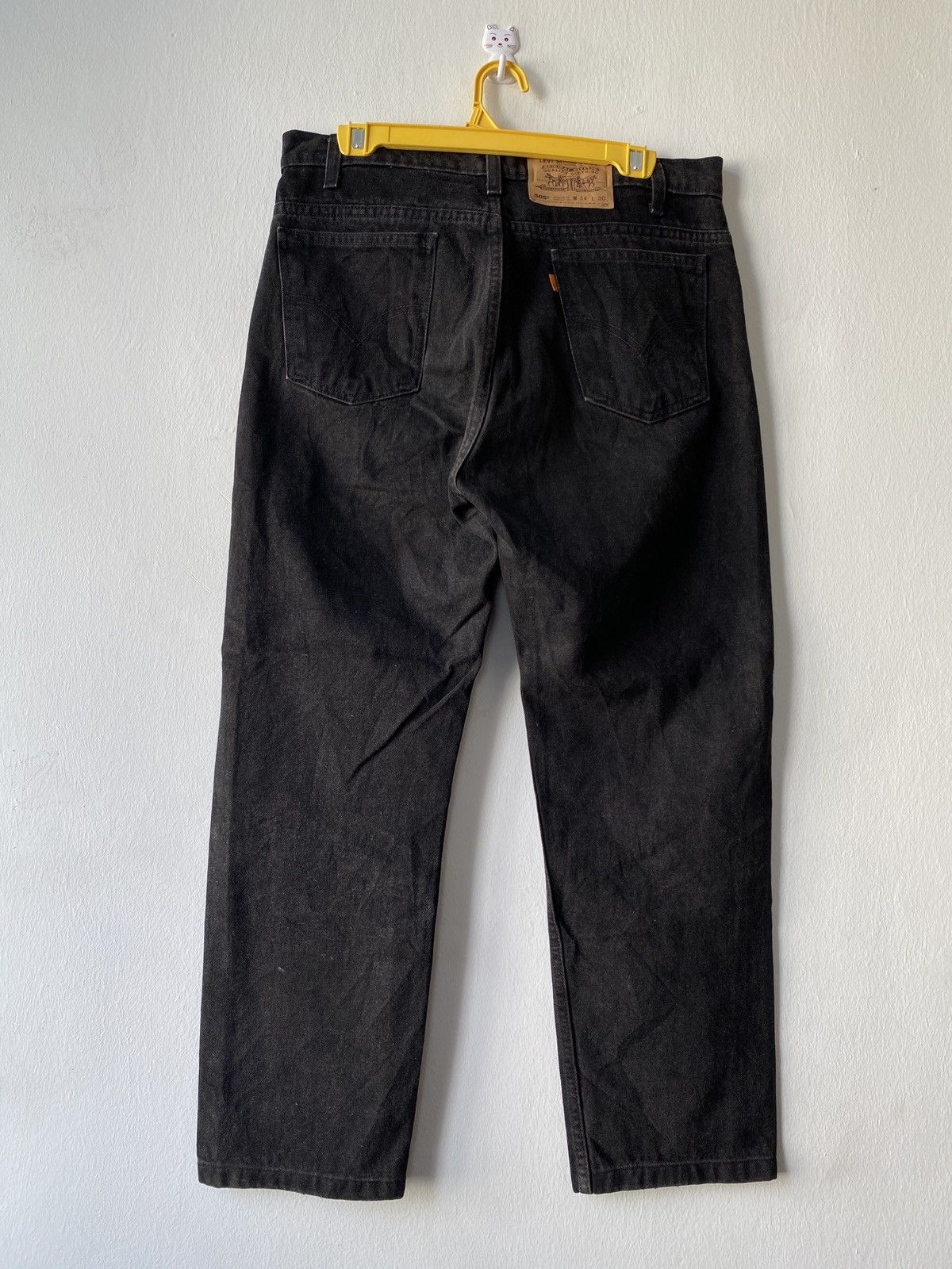 Levi's × Levi's Vintage Clothing × Vintage Vintage 90s Levi’s 505 Regular Fit Straight Leg Orange Tab Size US 33 - 2 Thumbnail