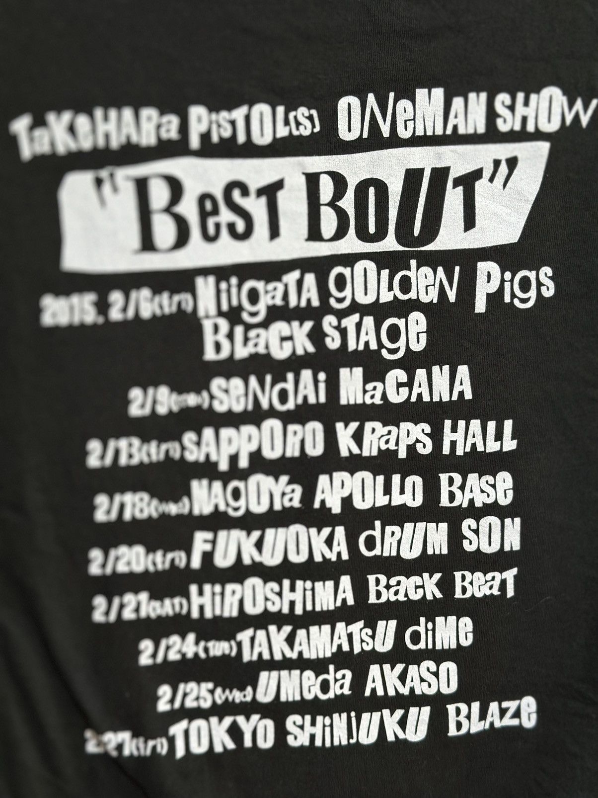 Band Tees × Vintage Vintage Takehara Pistols Tour Tee Size US L / EU 52-54 / 3 - 5 Thumbnail