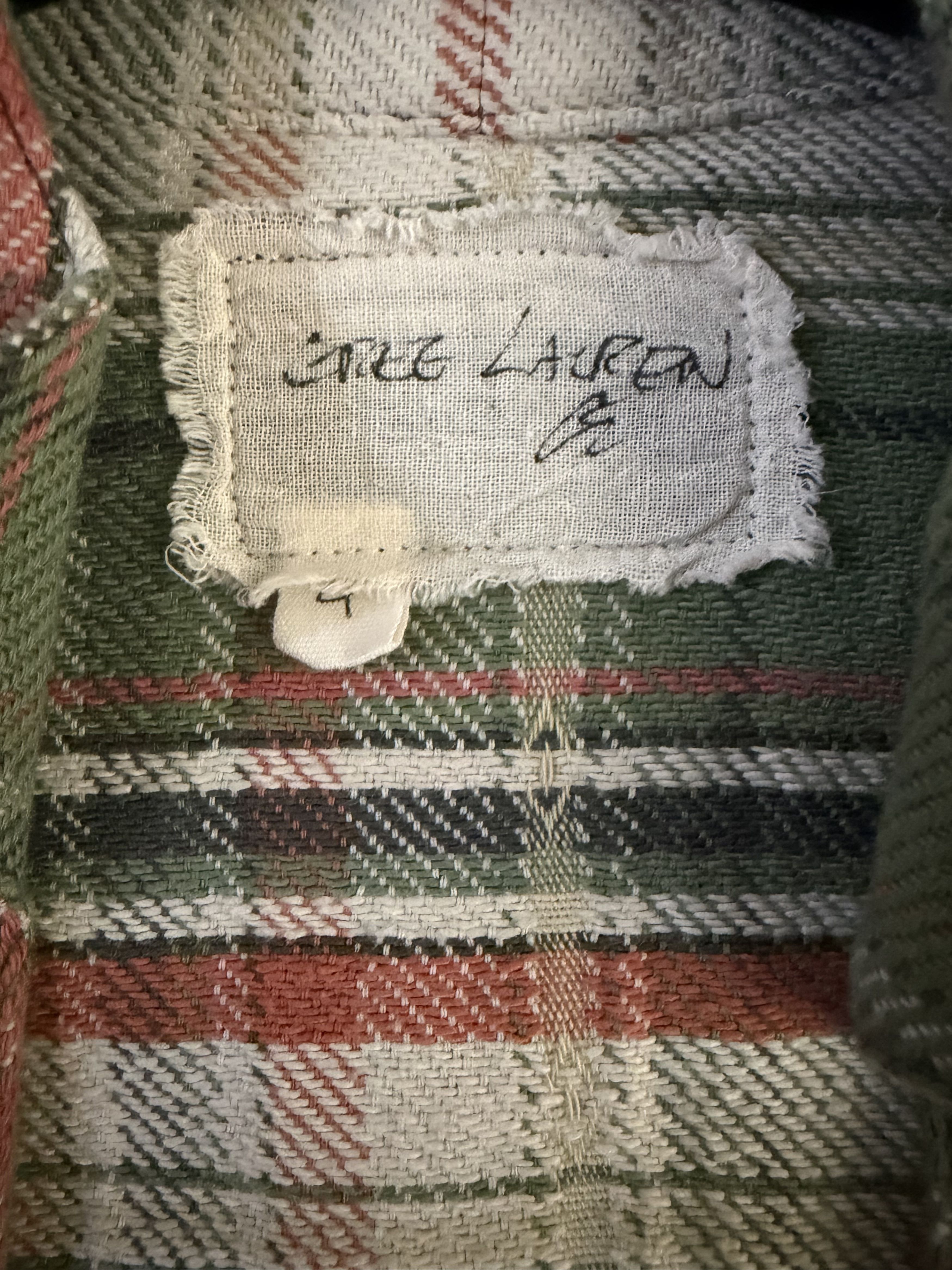 Greg Lauren Plaid Western Studio Overshirt Size US XL / EU 56 / 4 - 6 Thumbnail