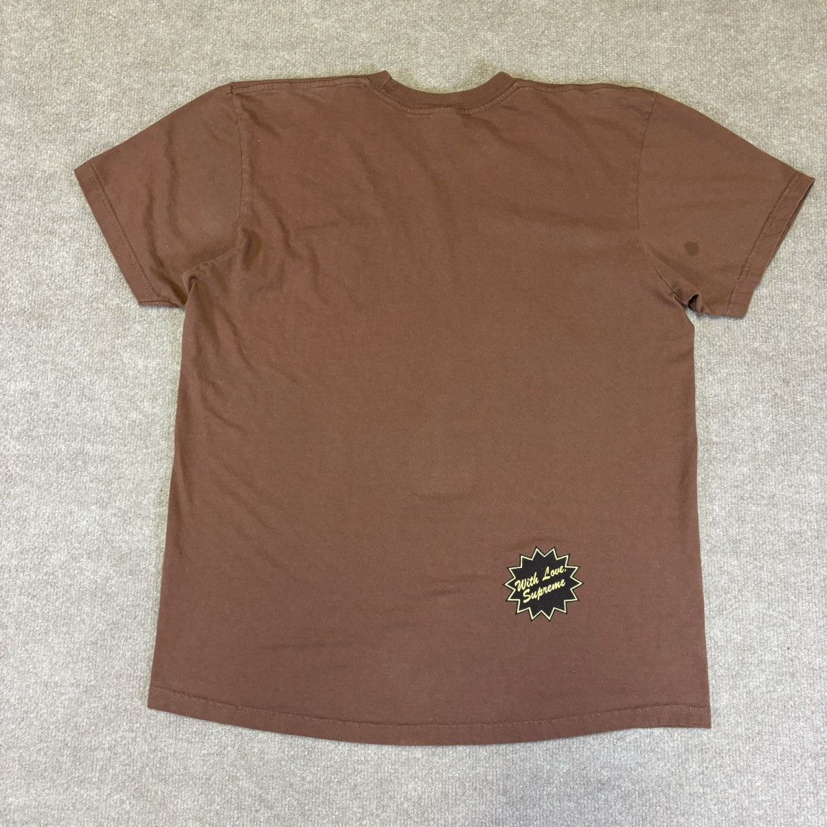 Supreme Supreme Jamie Reid Anarchy Tee SS21 (Brown) Size US L / EU 52-54 / 3 - 5 Thumbnail