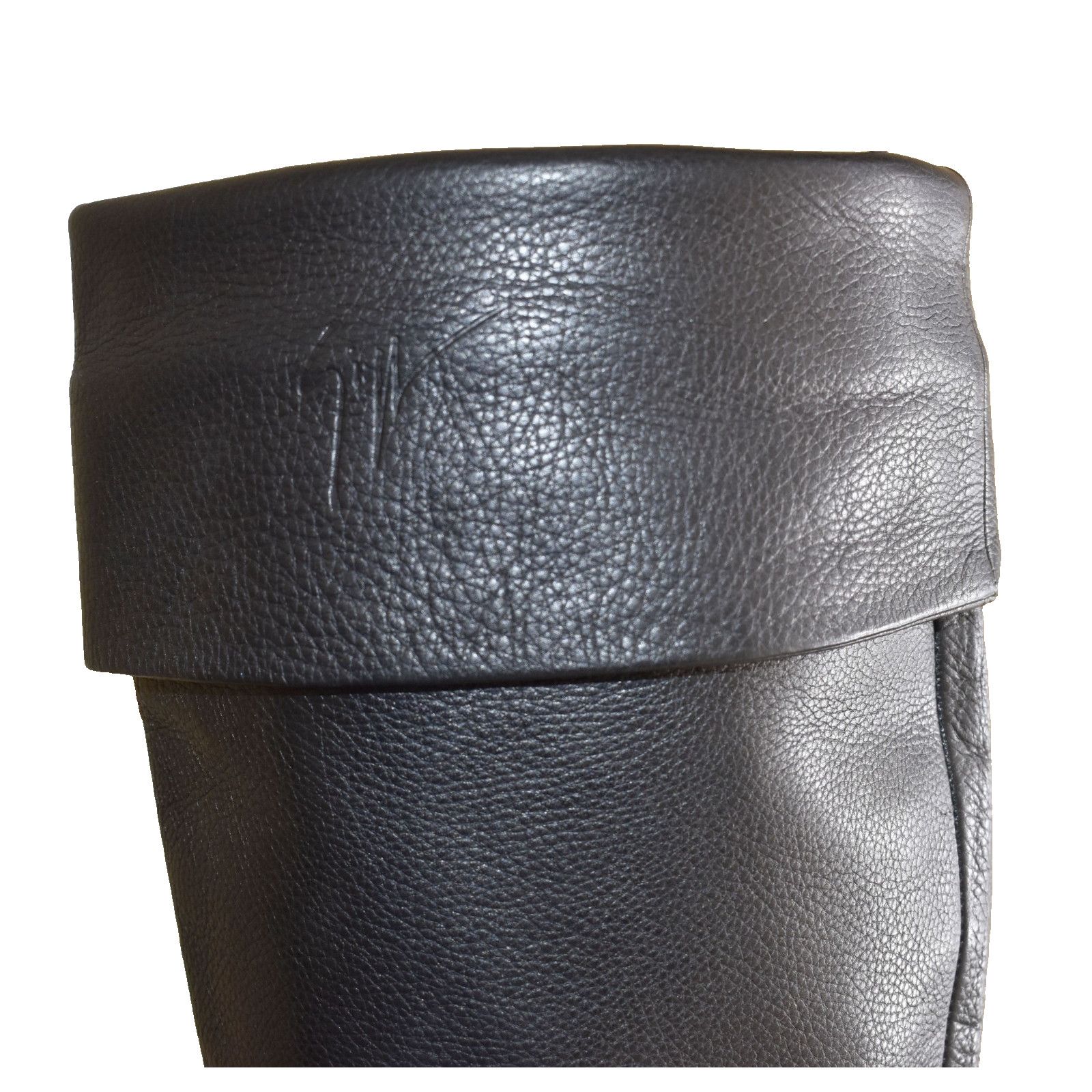 Giuseppe Zanotti GIUSEPPE ZANOTTI Black Pebbled Leather Knee High Boots Sz 39 Size US 8.5 / IT 38.5 - 7 Thumbnail