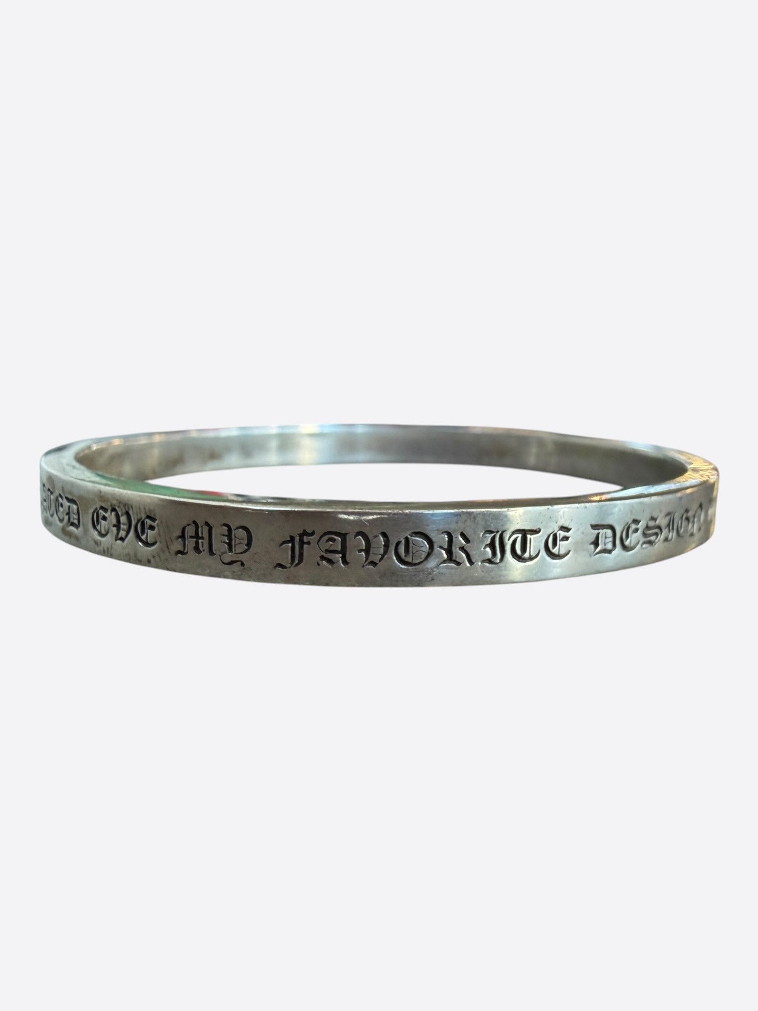 Chrome Hearts Chrome Hearts Silver Spacer Bangle Bracelet Size ONE SIZE - 4 Thumbnail