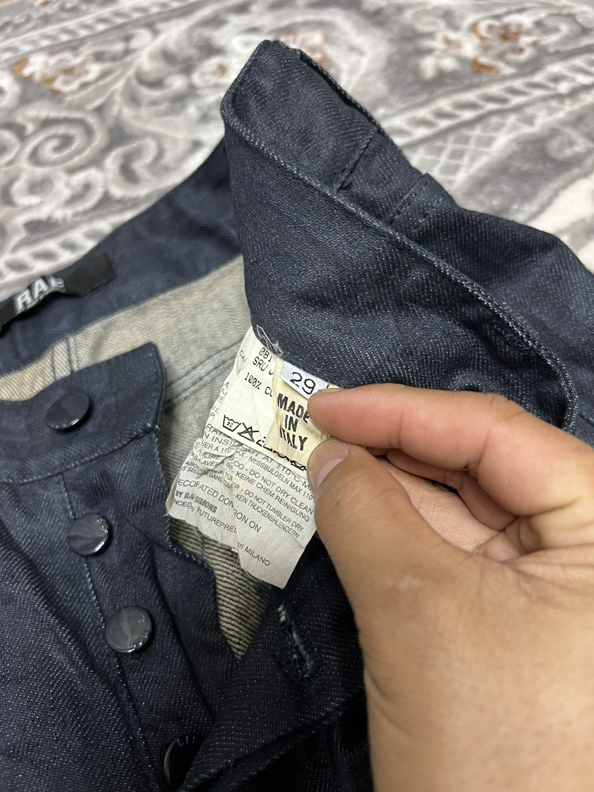 Designer × Raf Simons RARE RAF BY RAF SIMONS ITALIAN DESIGNER JEANS DENIM Size US 31 - 6 Thumbnail