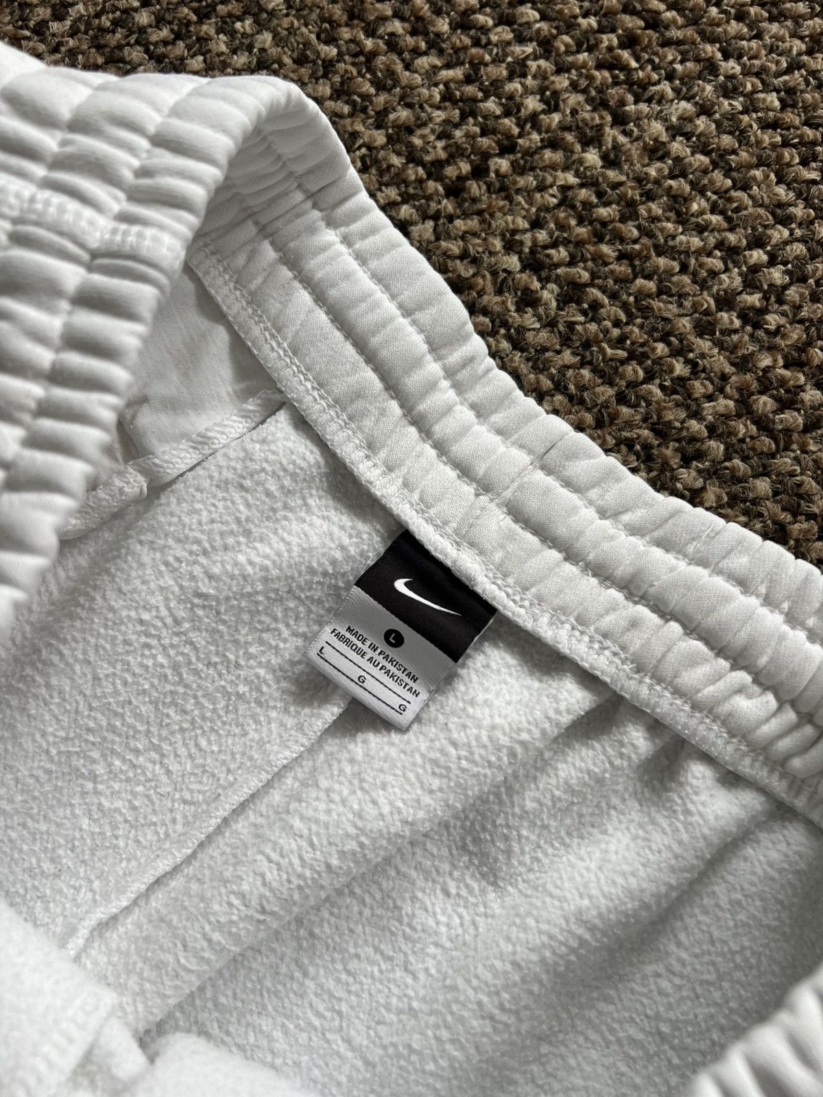 Nike Vintage Nike White Sweatpants Mens Cotton Pants Y2K Size US 34 / EU 50 - 8 Thumbnail