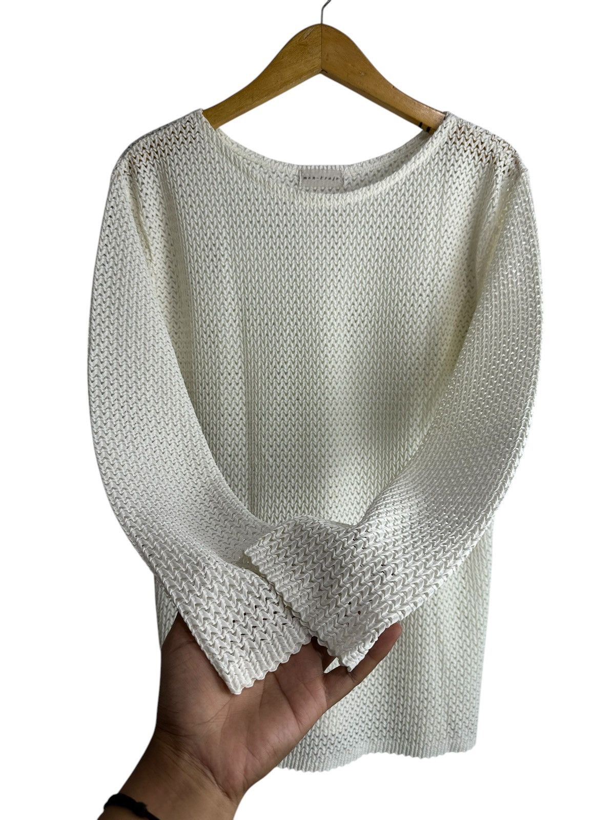 Yohji Yamamoto Undefined mon-traje MESH 3D LONG SLEEVE ISSEY YOHJI STYLE Size US M / EU 48-50 / 2 - 3 Thumbnail
