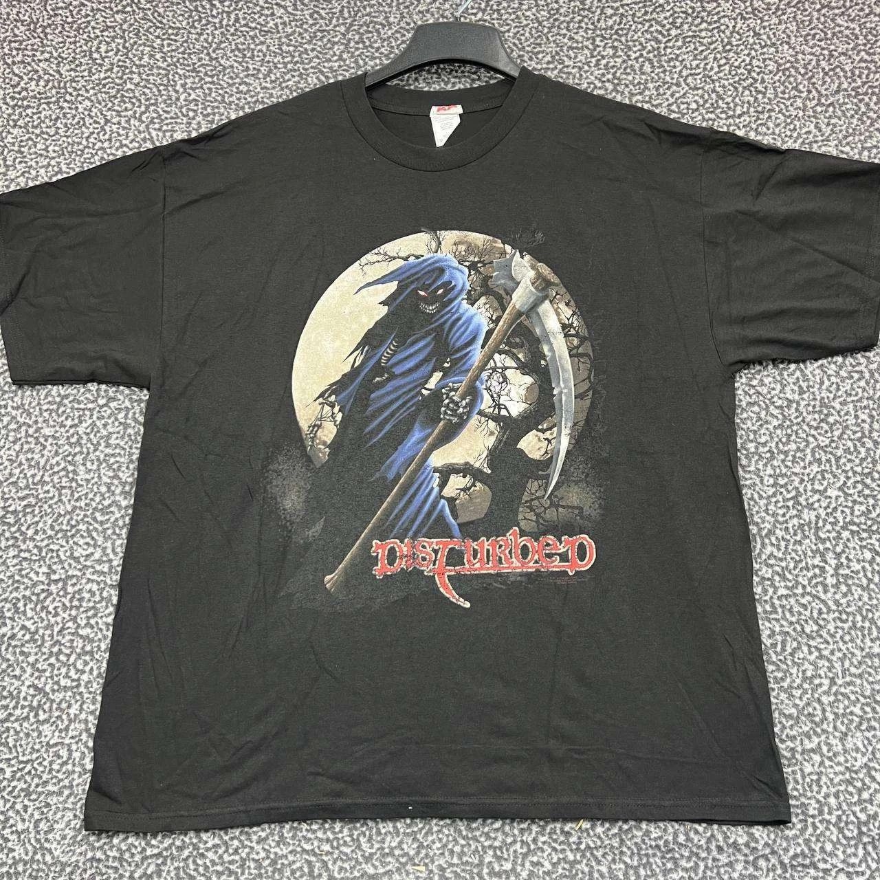 Alstyle Vintage Disturbed Reaper Shirt Men 2XL Black Deadstock New Size US XXL / EU 58 / 5 - 1 Thumbnail
