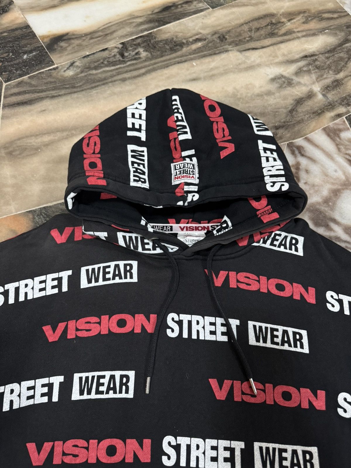 Vision Streetwear Vision Street Wear Monogram Hoodie Size US L / EU 52-54 / 3 - 4 Thumbnail