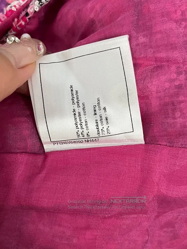 Chanel Chanel Series pink tweed skirt Size 26" / US 2 / IT 38 - 6 Thumbnail