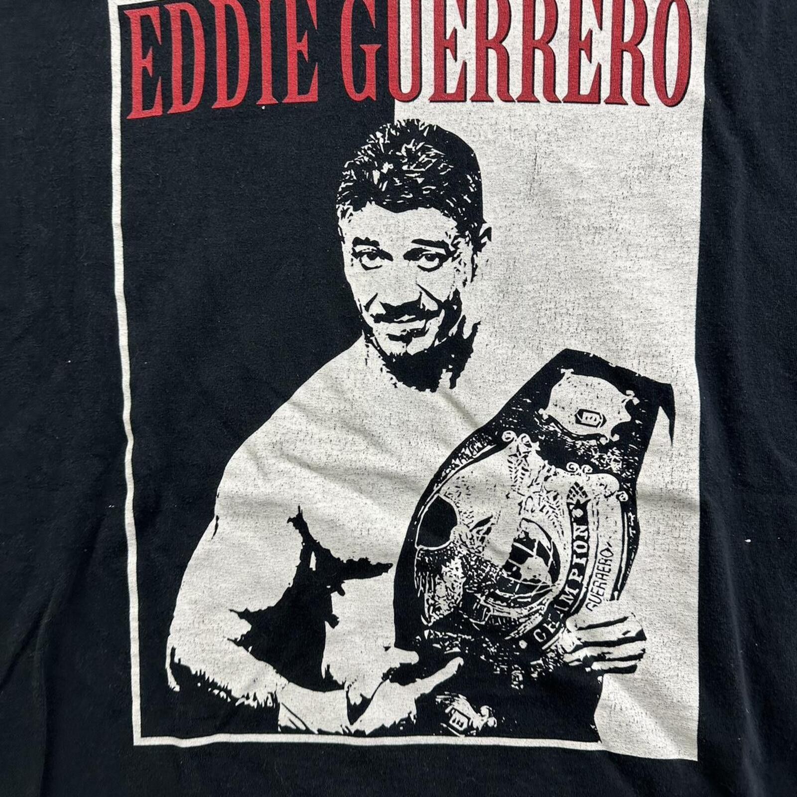 Champion Vintage Eddie Guerrero World Heavyweight Champion T-shirt! Size US XL / EU 56 / 4 - 2 Thumbnail
