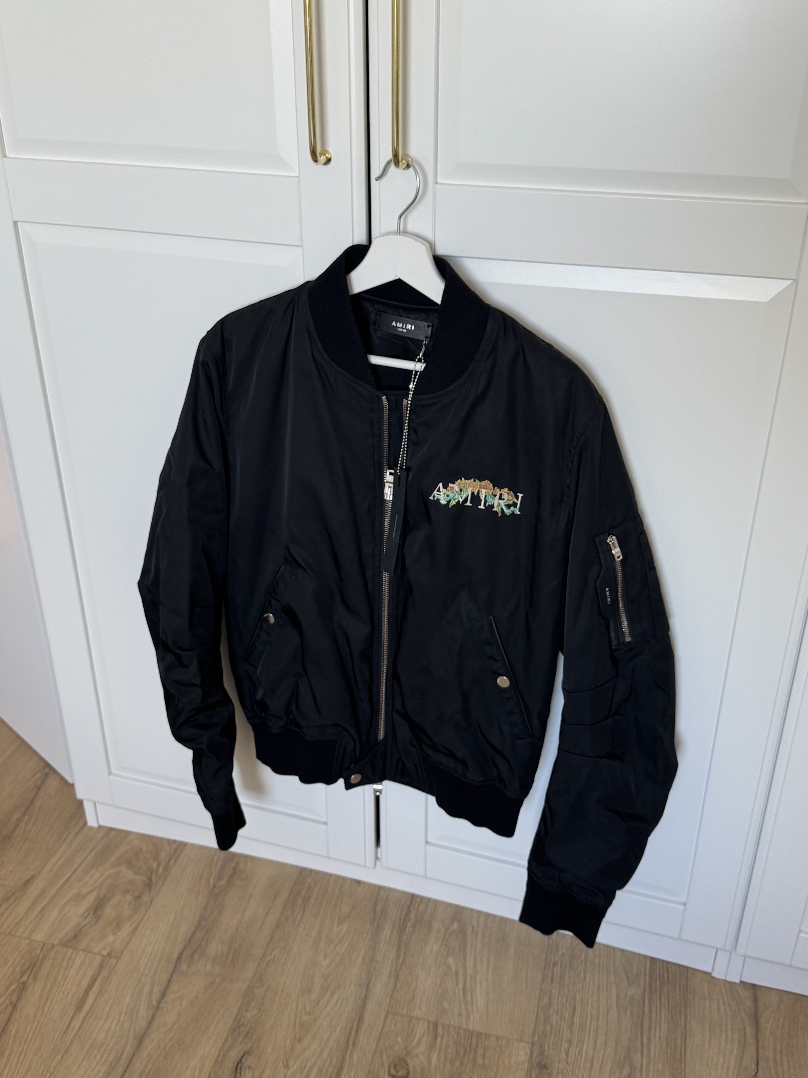 Amiri Amiri Cherub/Angel Silk Bomber Jacket | Size 48 | New Size US M / EU 48-50 / 2 - 6 Thumbnail