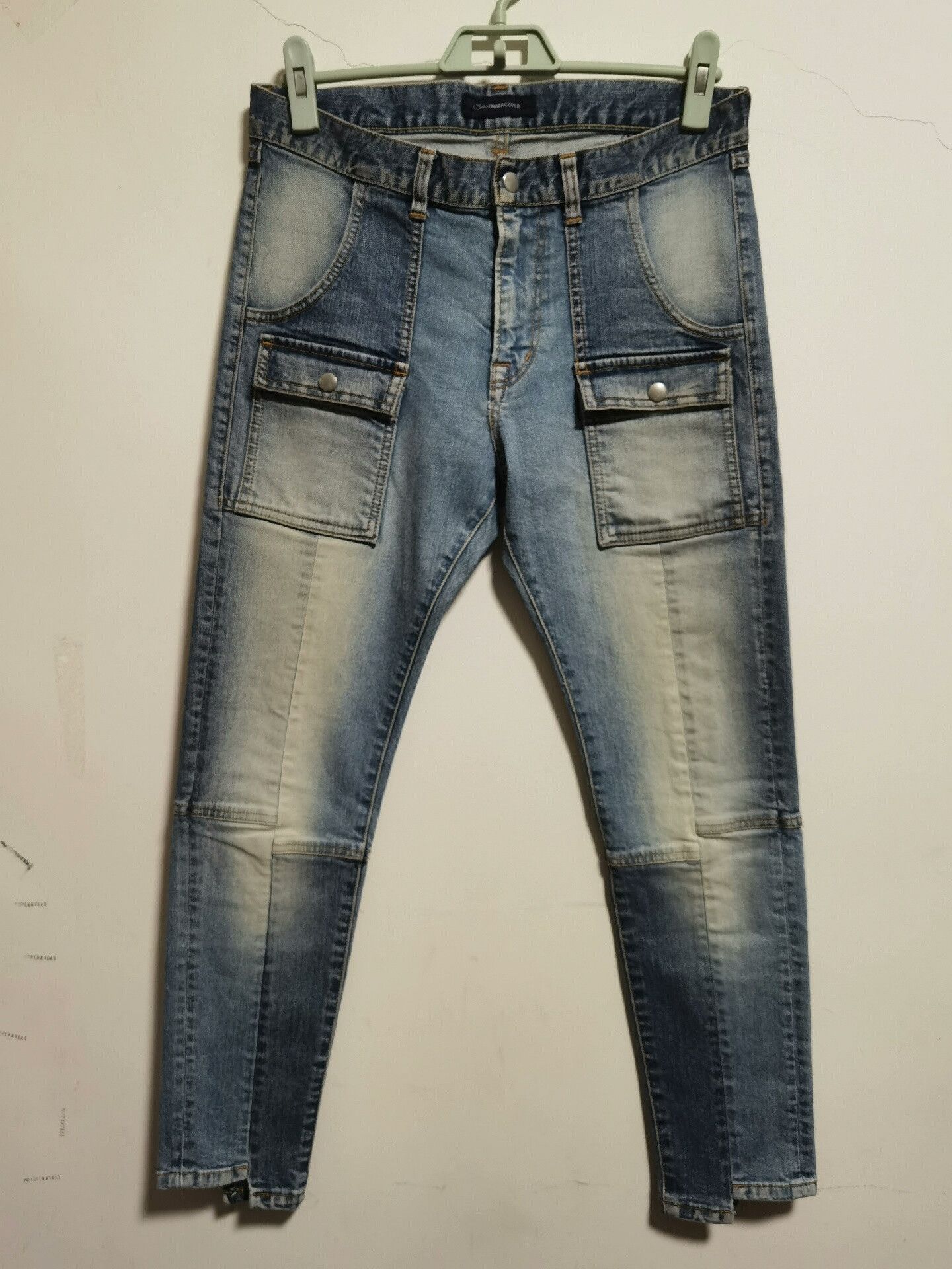 Undercover designer patchwork denim pants by john undercover Size 28" / US 6 / IT 42 - 1 Thumbnail